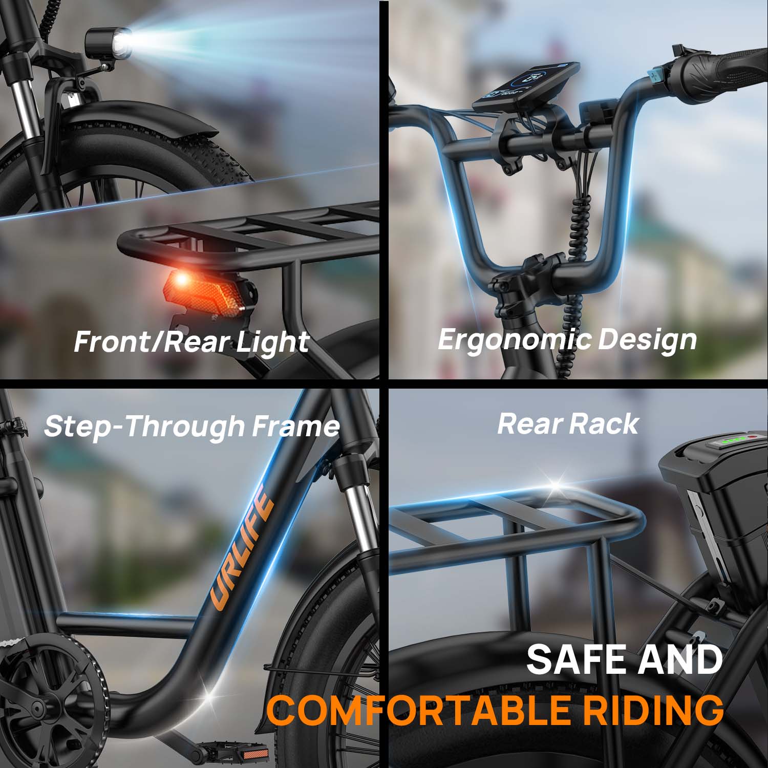 URLIFE E20 20*3.0 Fat Tire Commuting Electric Bike