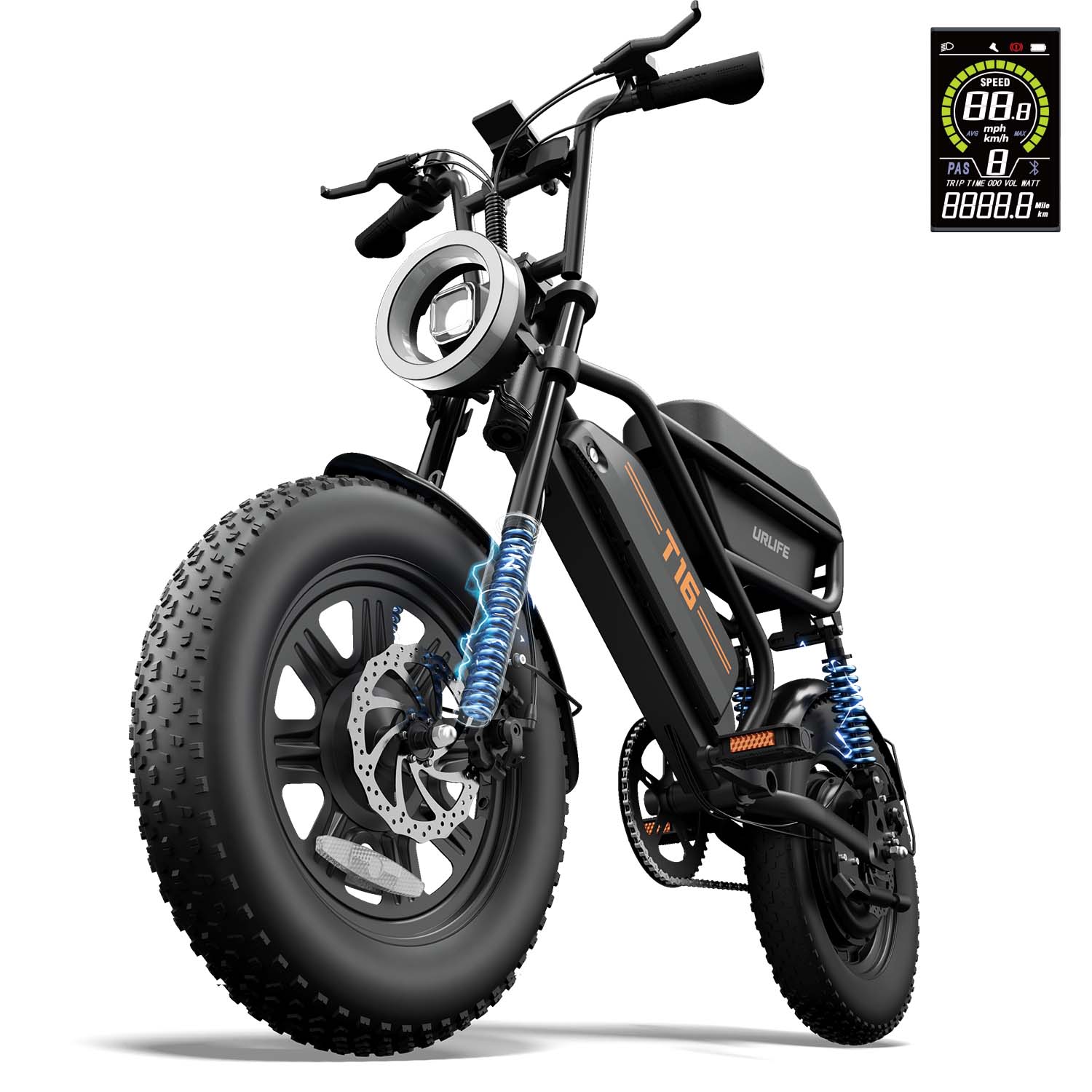 URLIFE T16 16*3.0 Inch Electric Bike