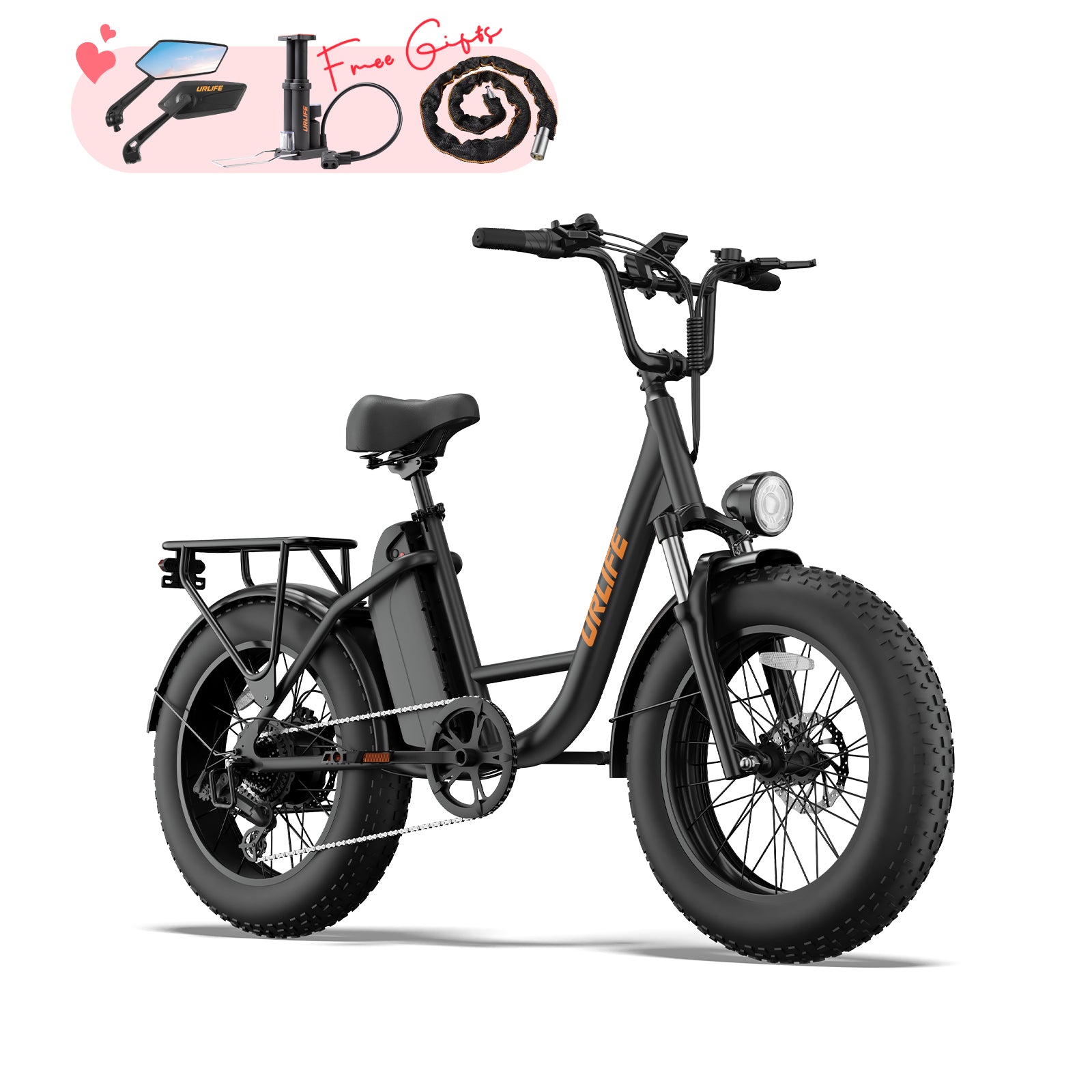 URLIFE E20 Pro 20*4.0 Inch Fat Tire Electric Bike