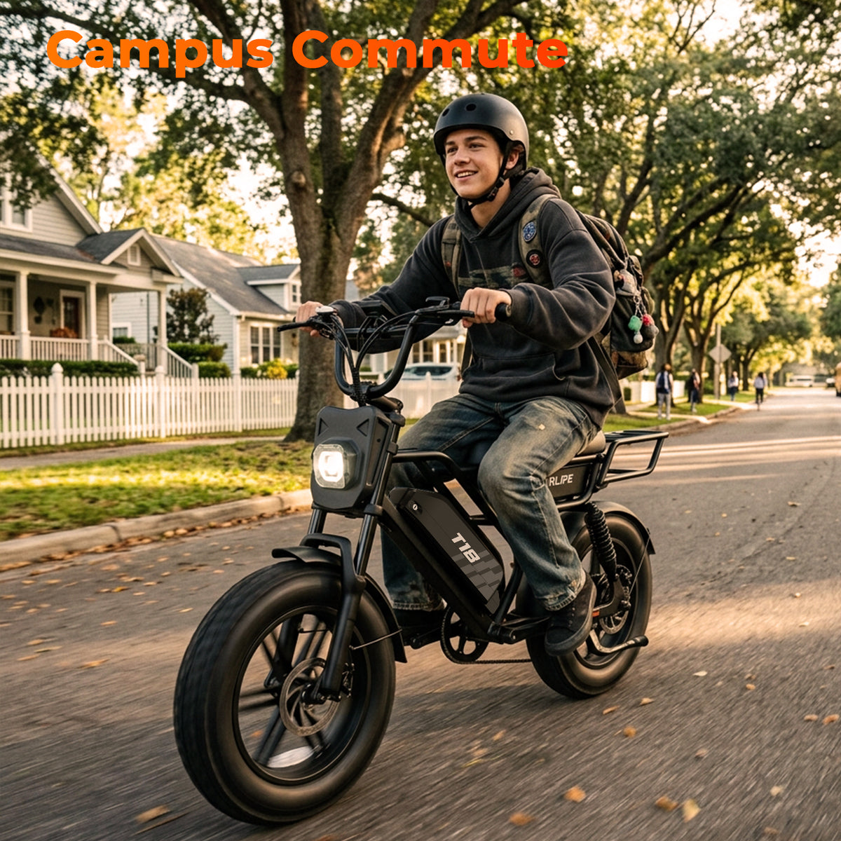 URLIFE T18 16" Fat Tire 48V 15.6Ah Electric Bike