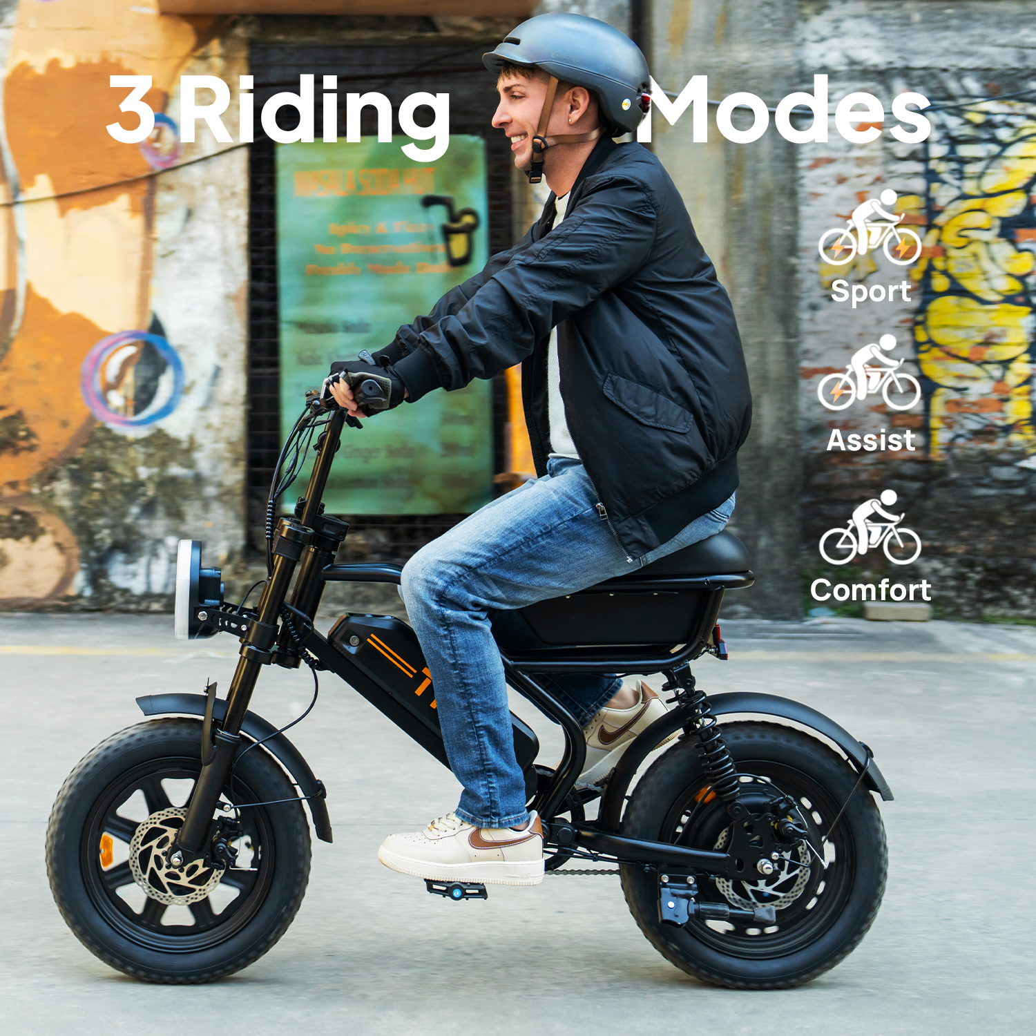 URLIFE T16 16*3.0 Inch Electric Bike