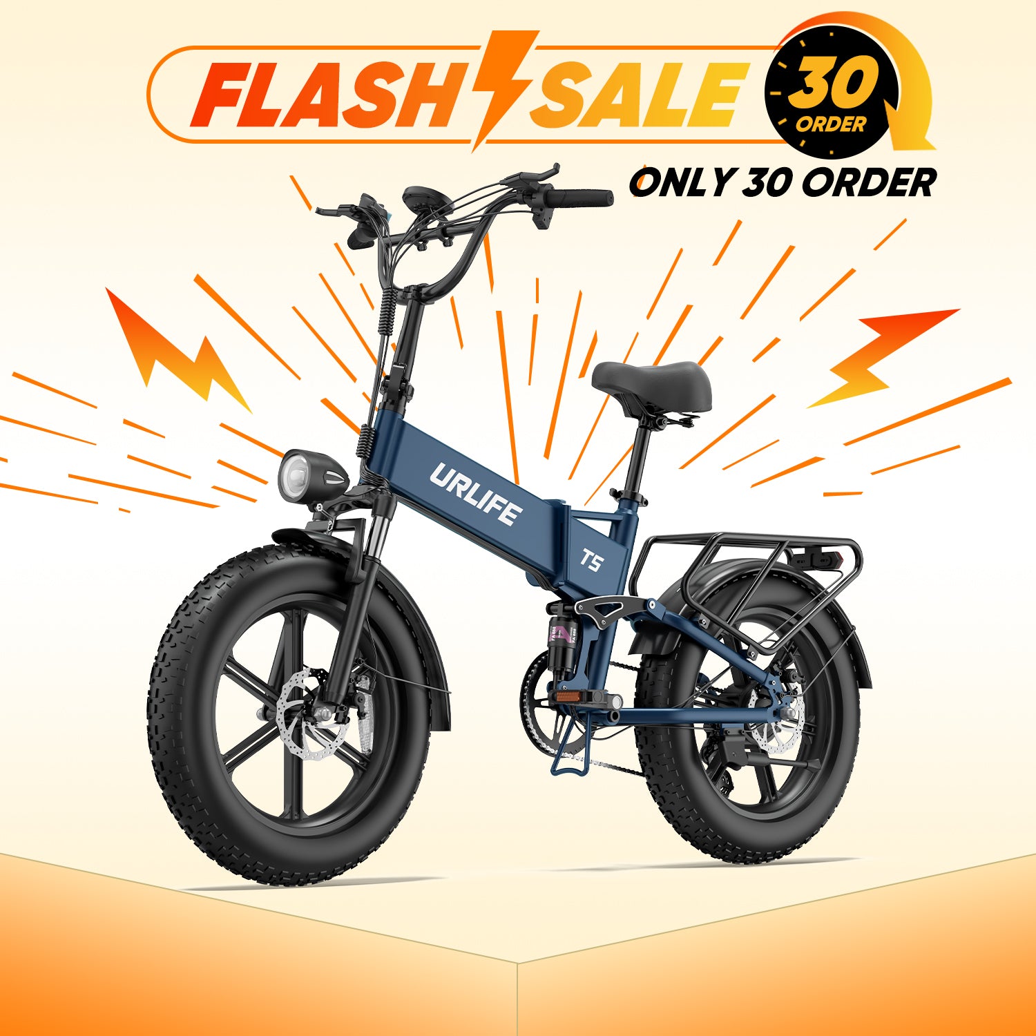 URLIFE T5 20*4.0 Inch Fat Tire Electric Bike