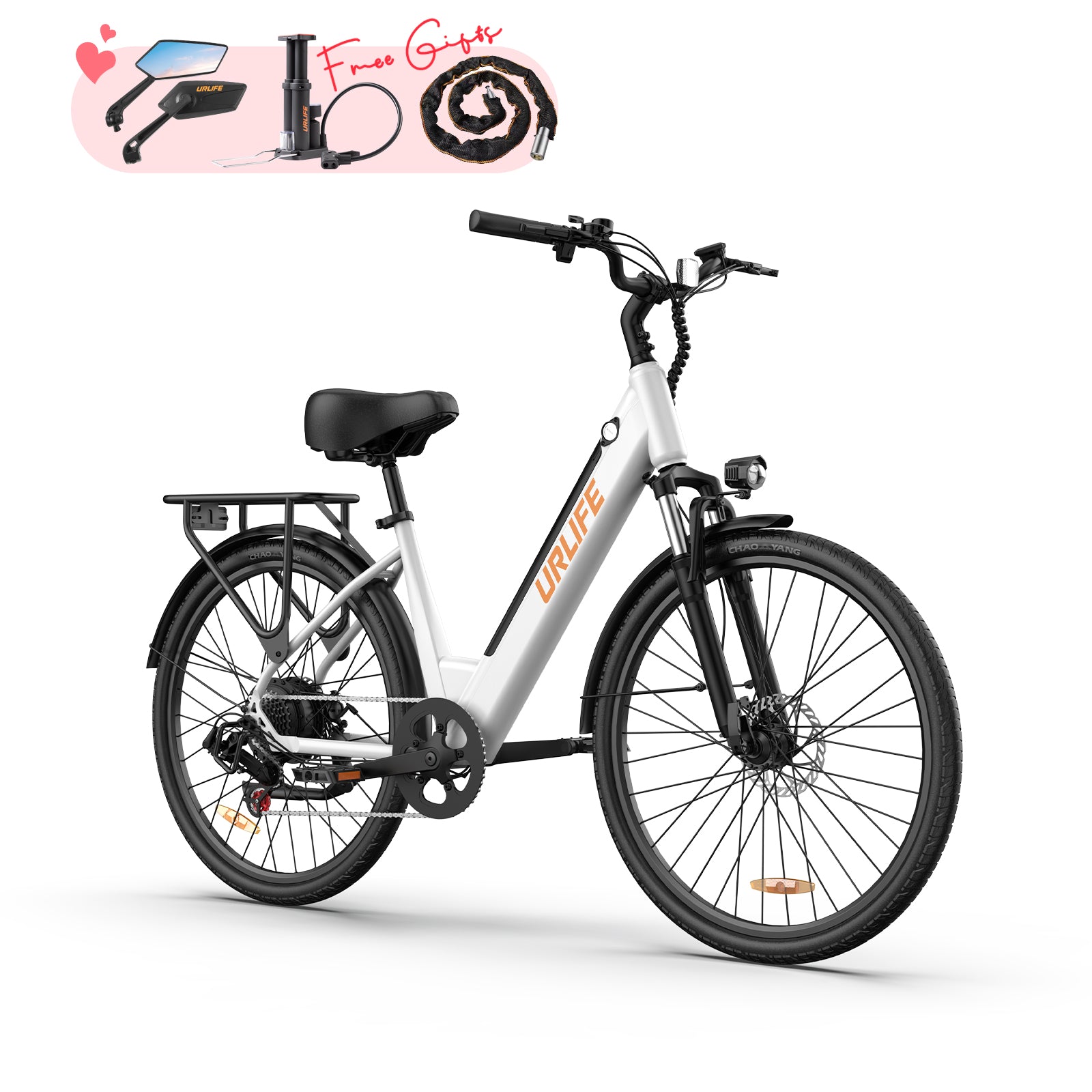 URLIFE E26 26 Inch Urban Commuting Electric Bike