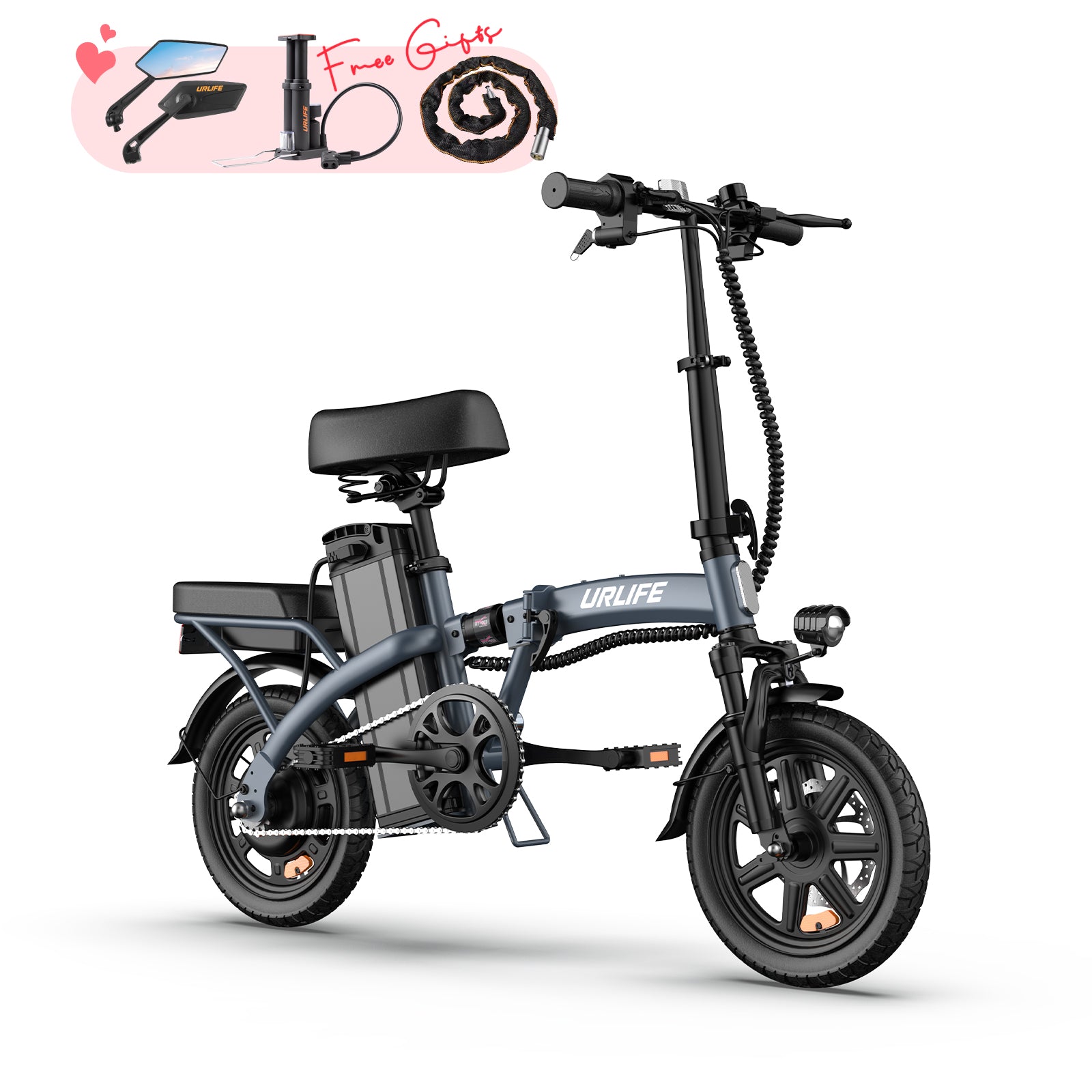 URLIFE F1L 14 Inch Electric Folding Bike