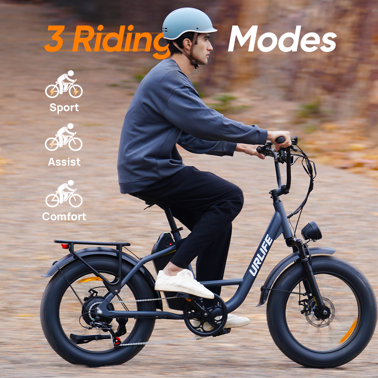 URLIFE E20 Pro 20*4.0 Inch Fat Tire Electric Bike