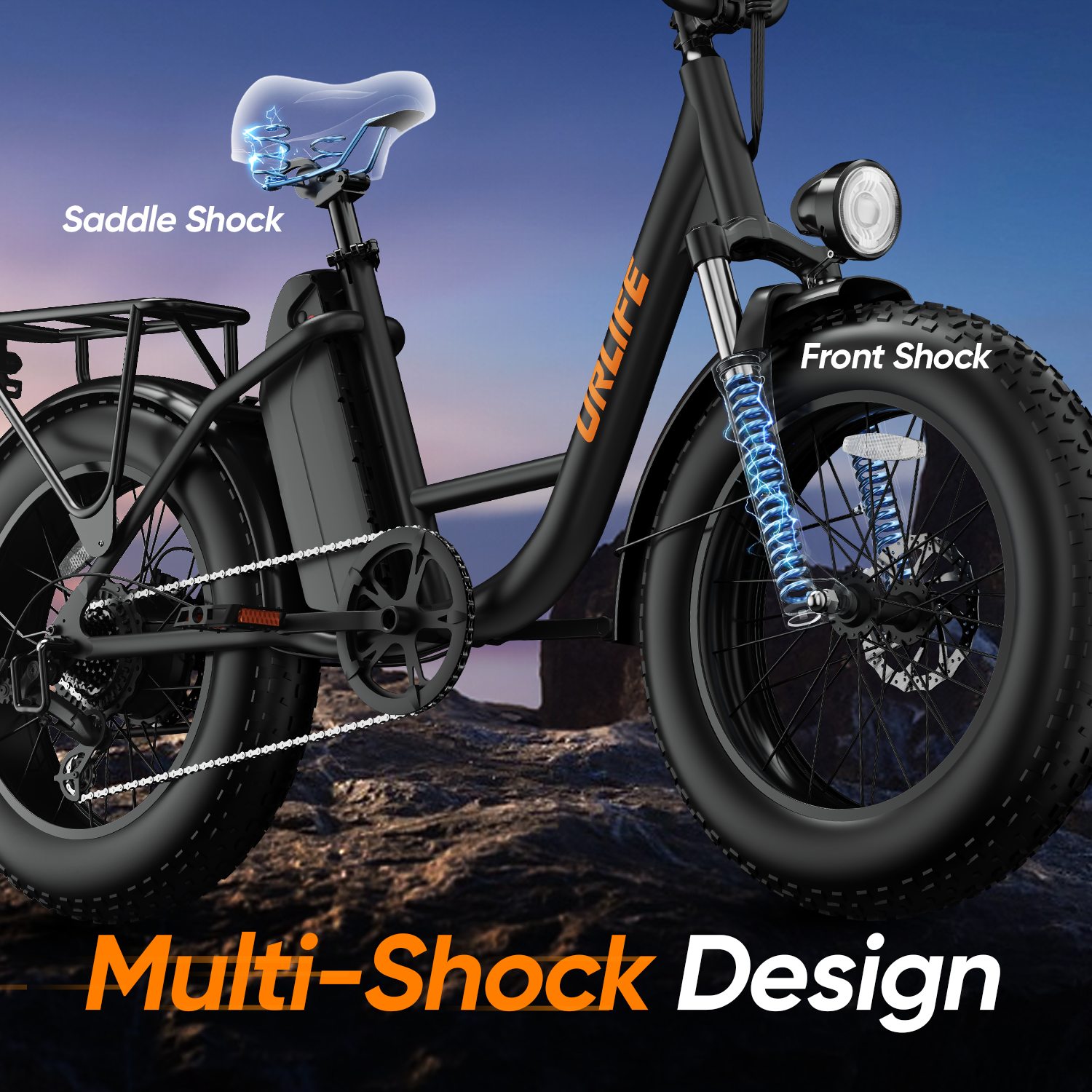 URLIFE E20 Pro 20*4.0 Inch Fat Tire Electric Bike