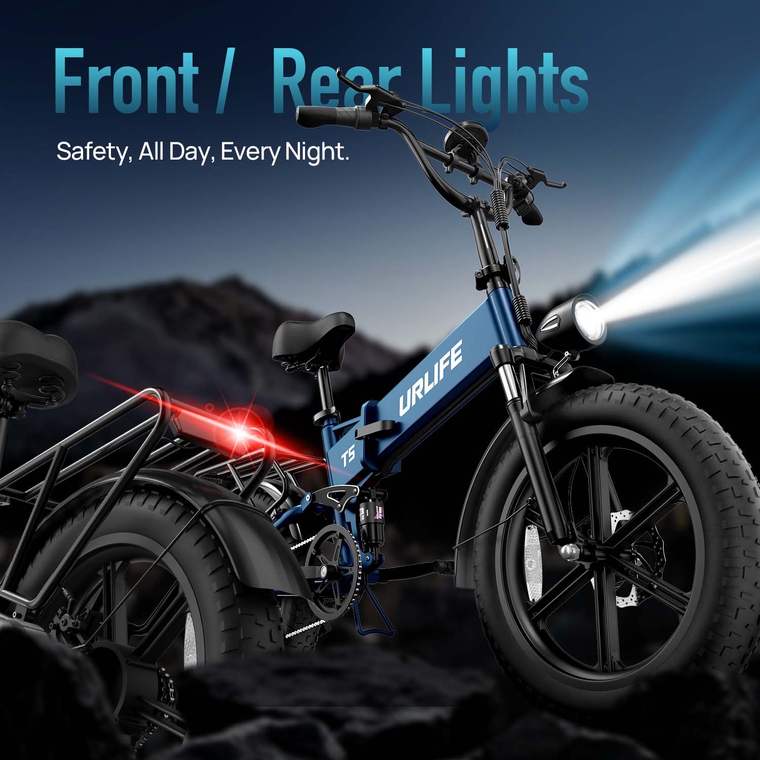 URLIFE T5 20*4.0 Inch Fat Tire Electric Bike