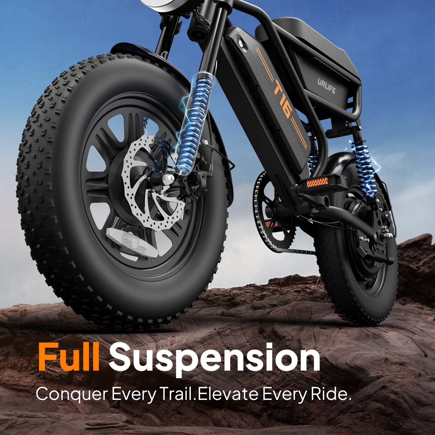 URLIFE T16 16*3.0 Inch Electric Bike