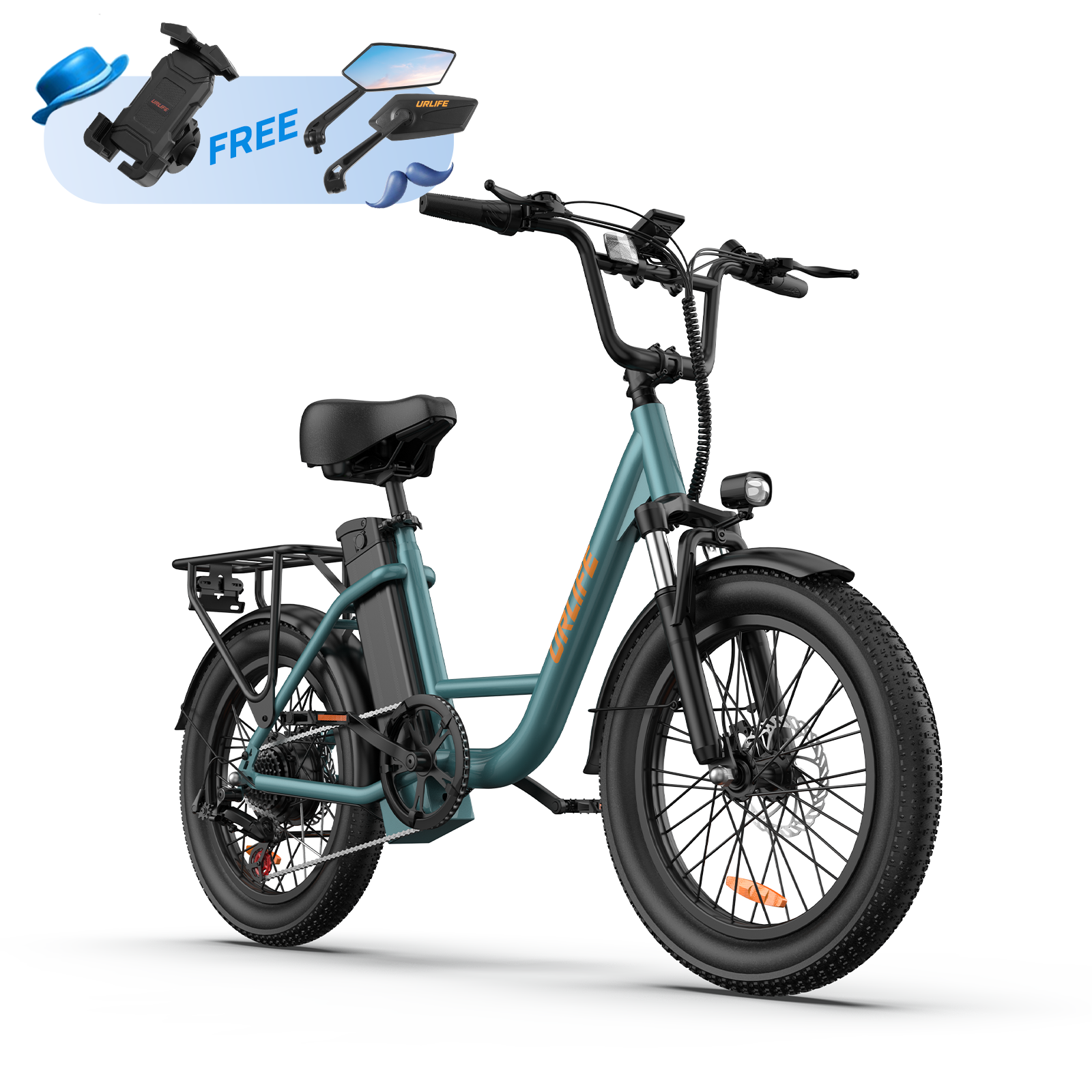 URLIFE E20 20*3.0 Fat Tire Commuting Electric Bike