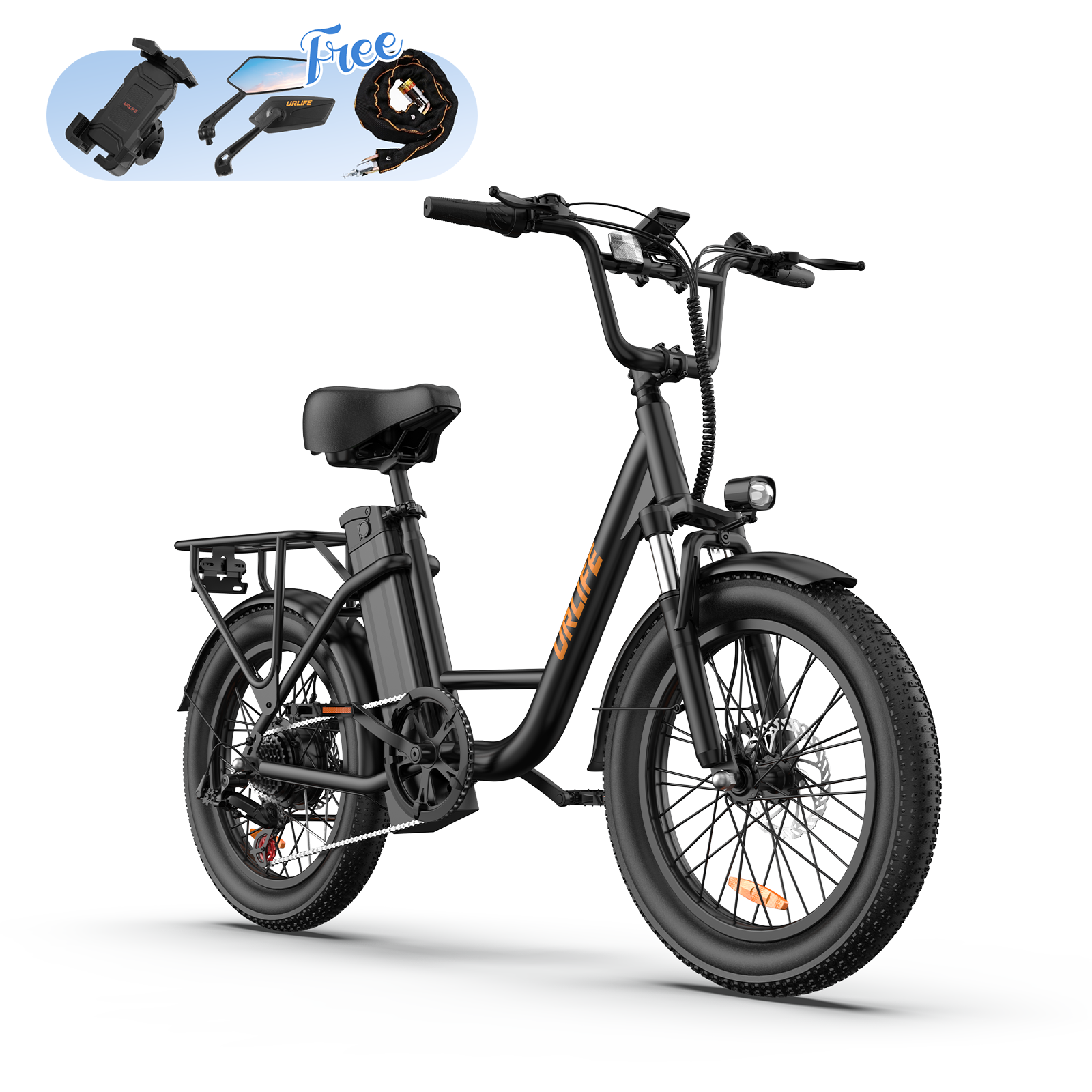 URLIFE E20 20*3.0 Fat Tire Commuting Electric Bike