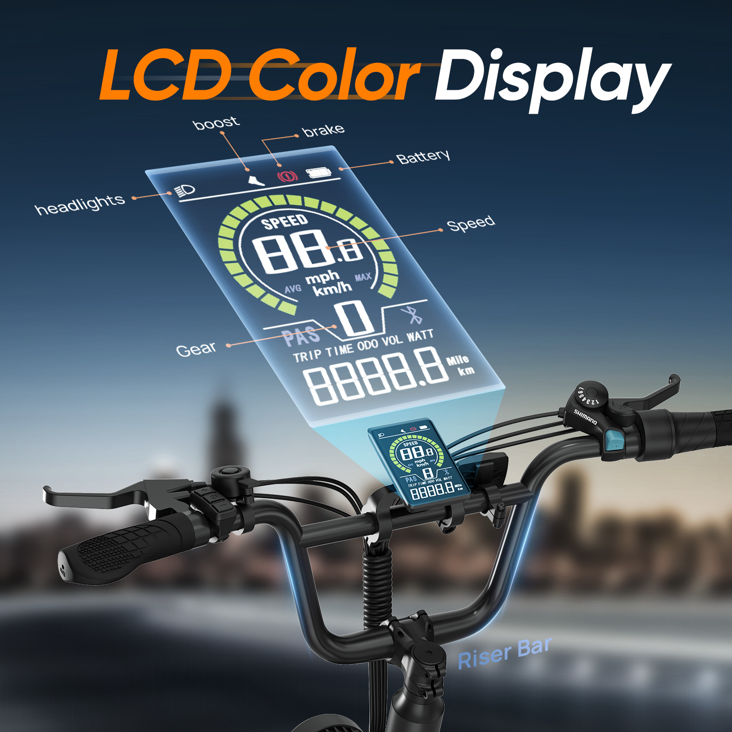 URLIFE E20 Pro 20*4.0 Inch Fat Tire Electric Bike