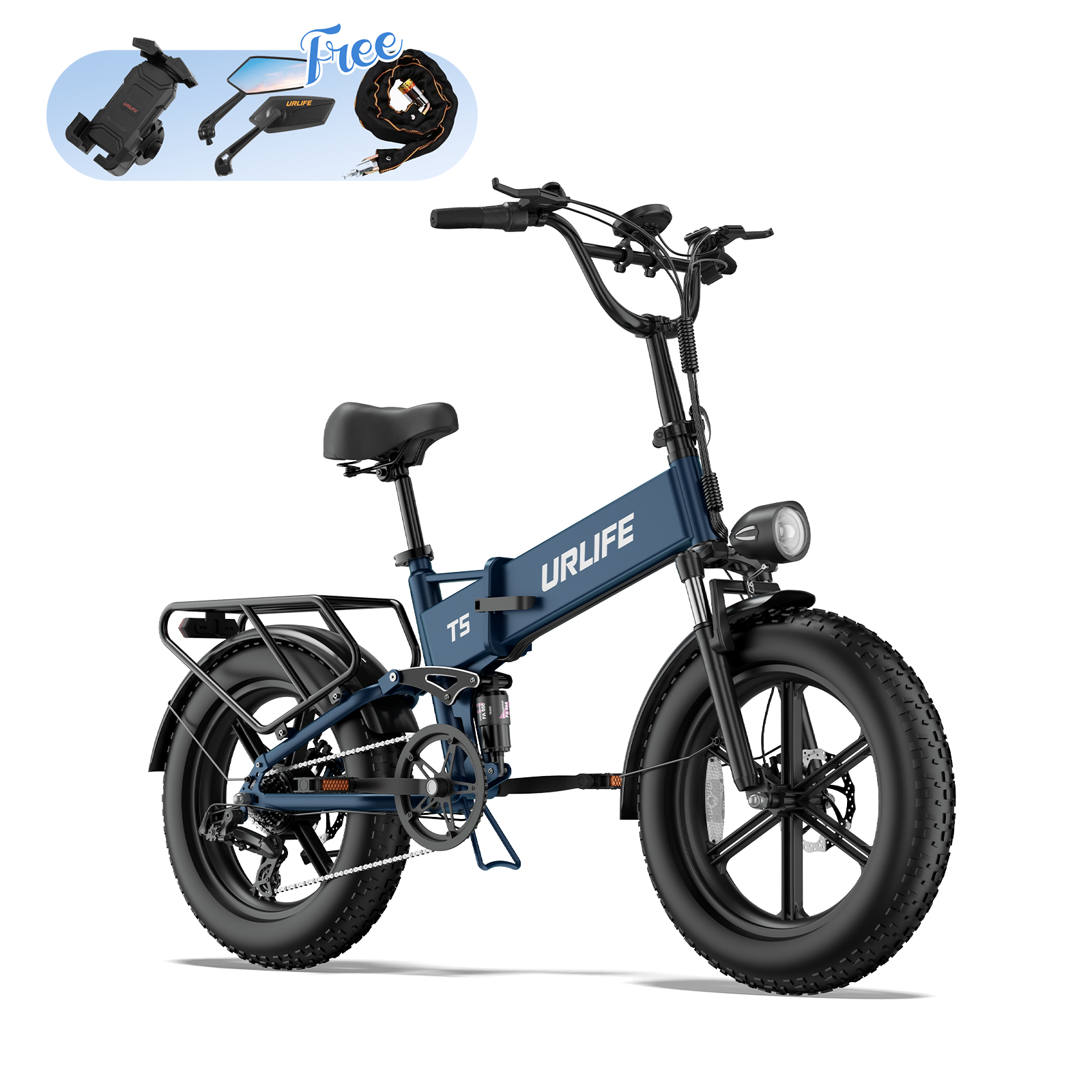 URLIFE T5 20*4.0 Inch Fat Tire Electric Bike