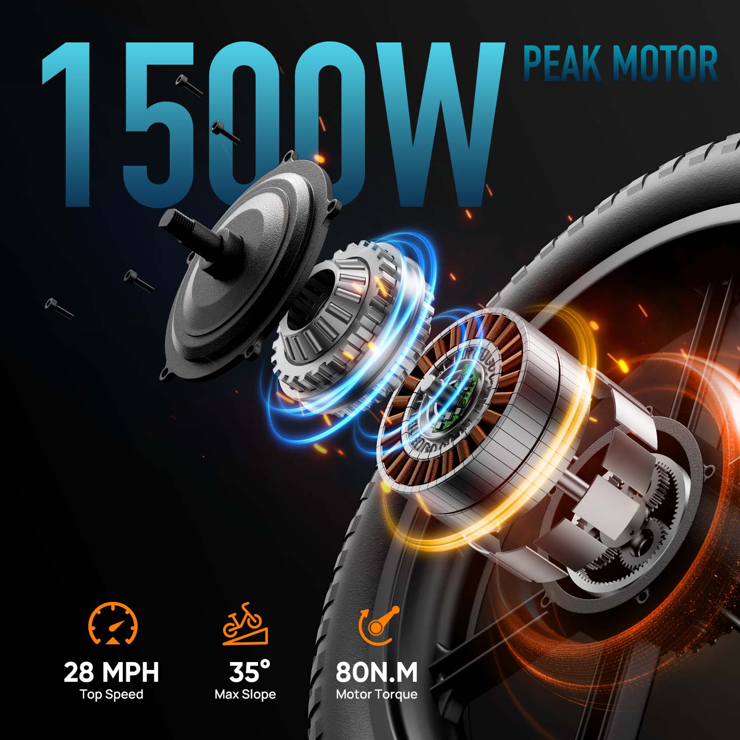 URLIFE T5 20*4.0 Inch Fat Tire Electric Bike