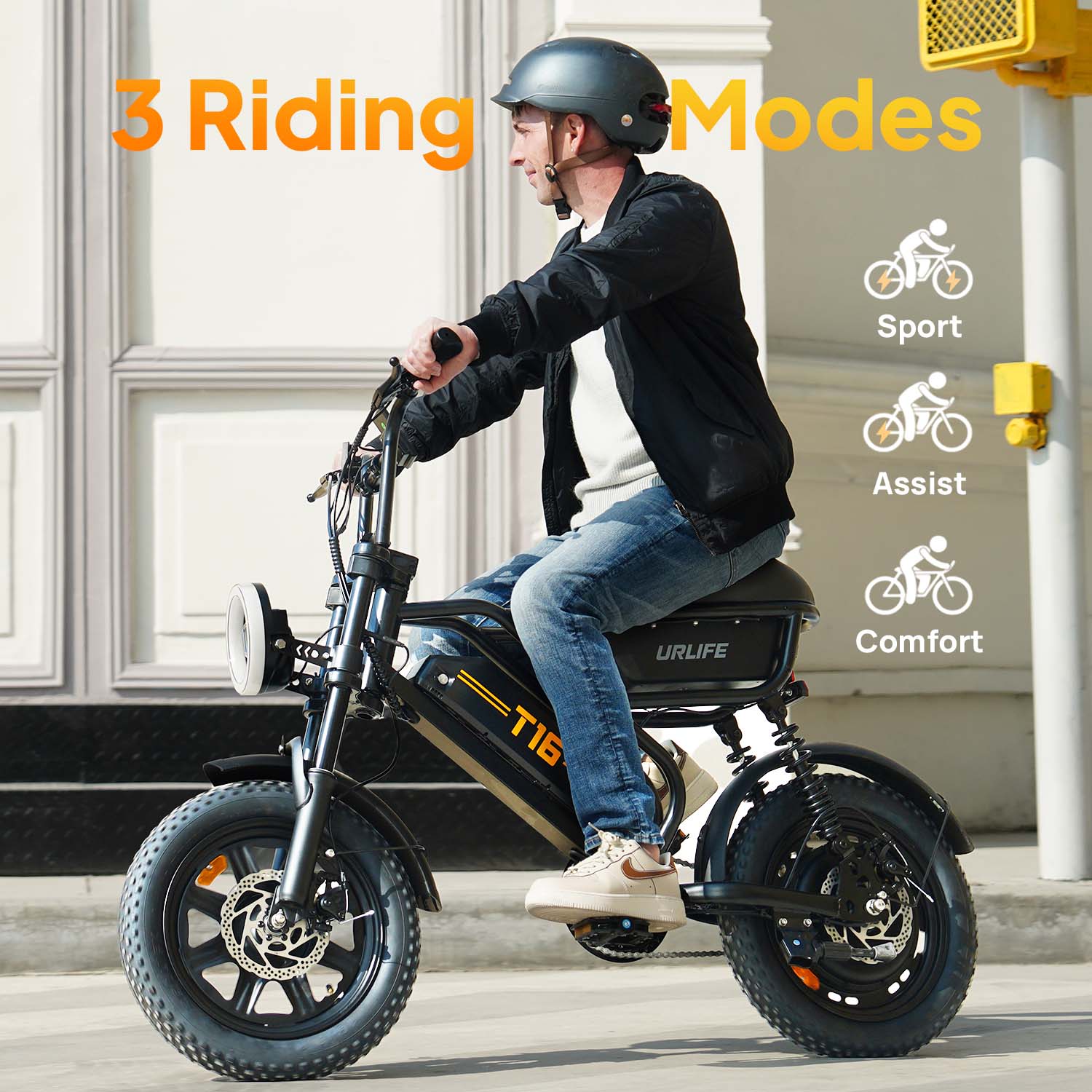 URLIFE T16 16*3.0 Inch Electric Bike