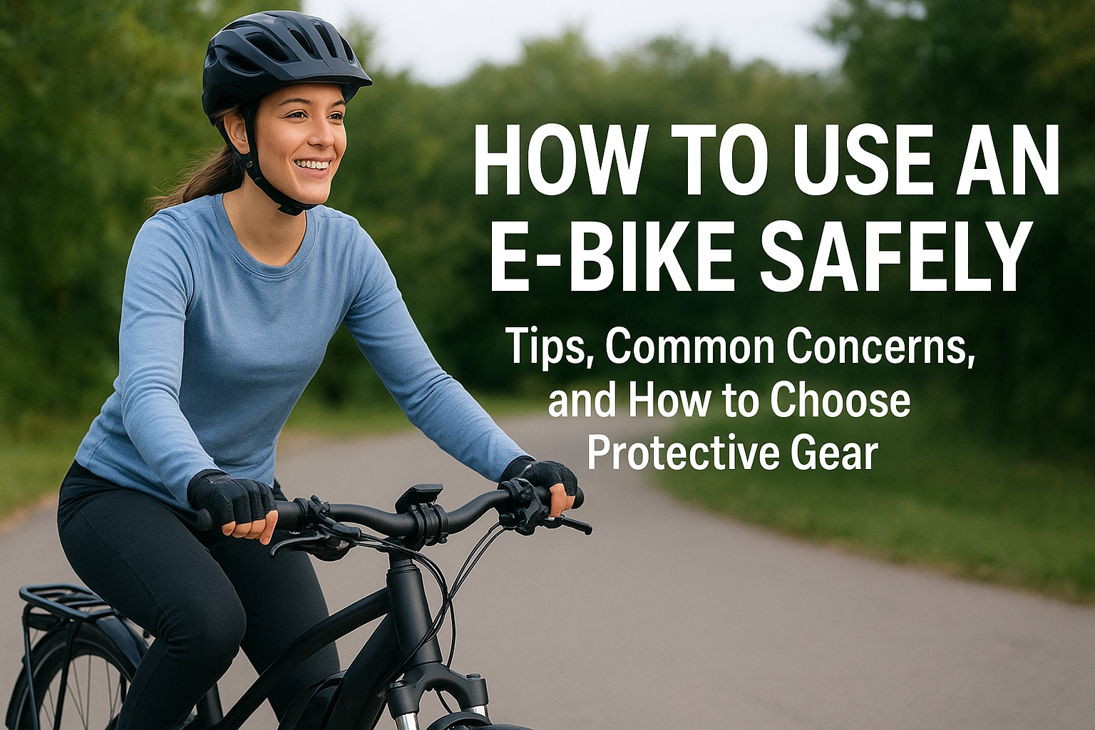How to Use an E-Bike Safely: Tips, Common Concerns, and How to Choose Protective Gear