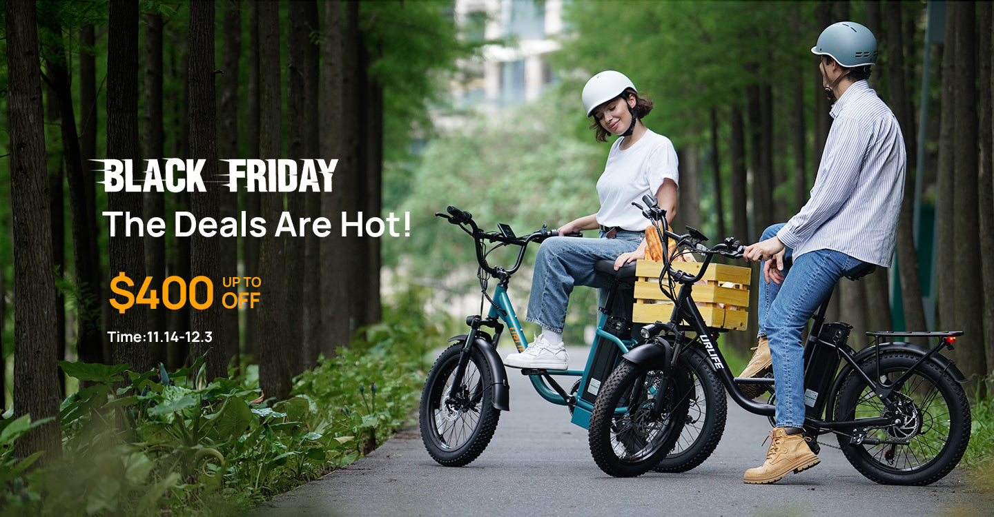 Black Friday E-Bike Deals 2025: Up to $400 Off + 2 Free Gifts at UrlifeBike (Ends Dec 3)