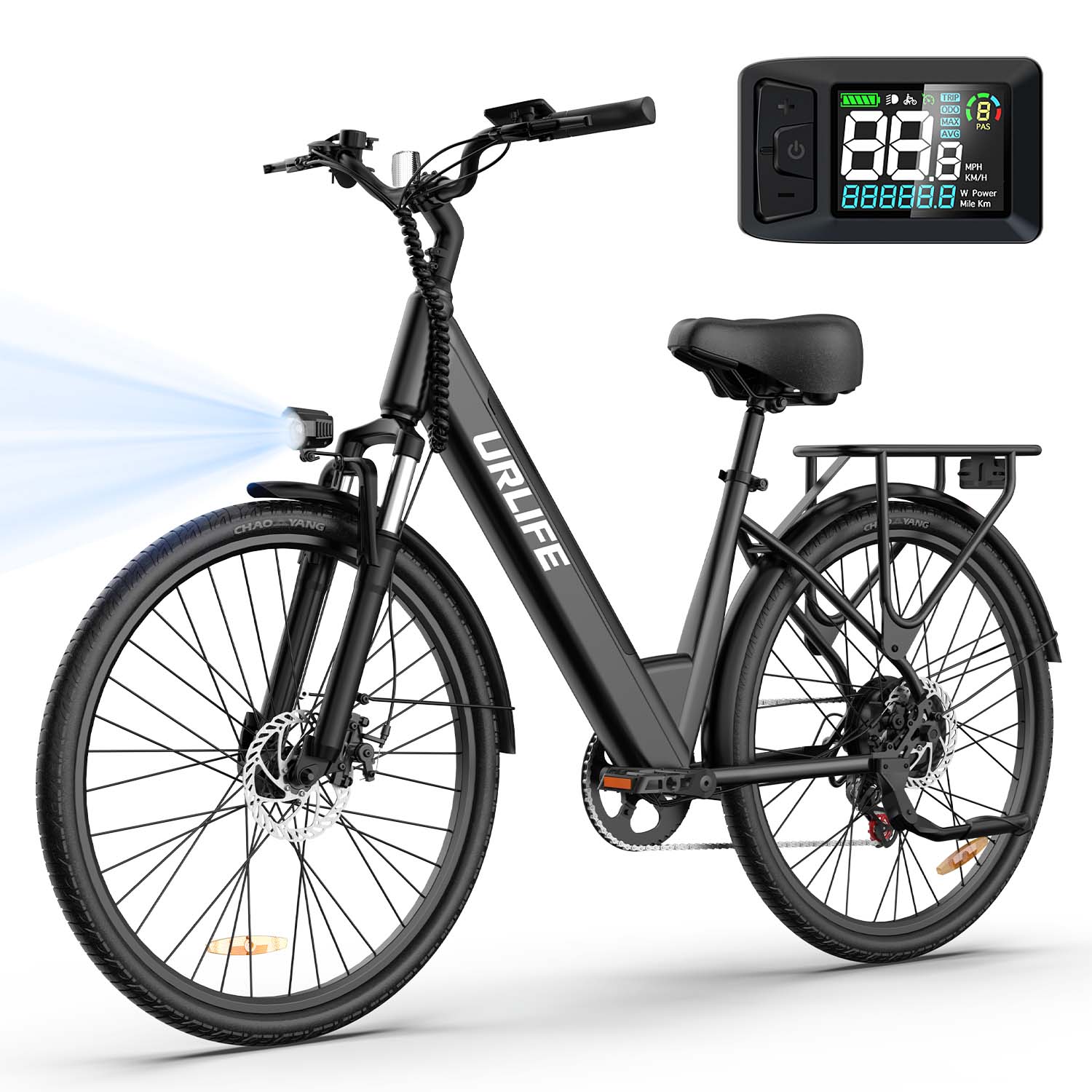 URLIFE E26 26 INCH URBAN COMMUTING ELECTRIC BIKE