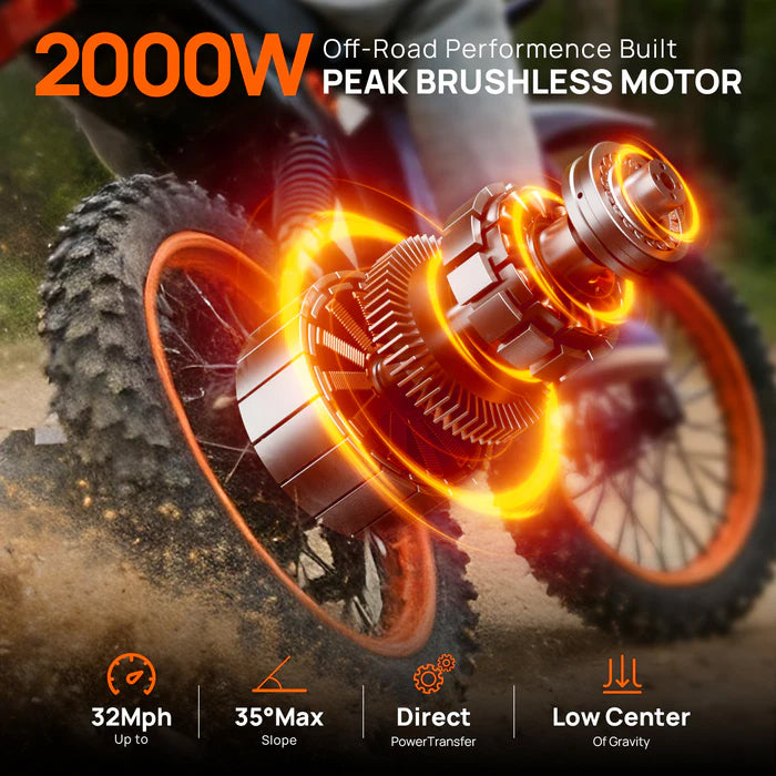 E5 Electric Dirt Bike For Teens & Adults