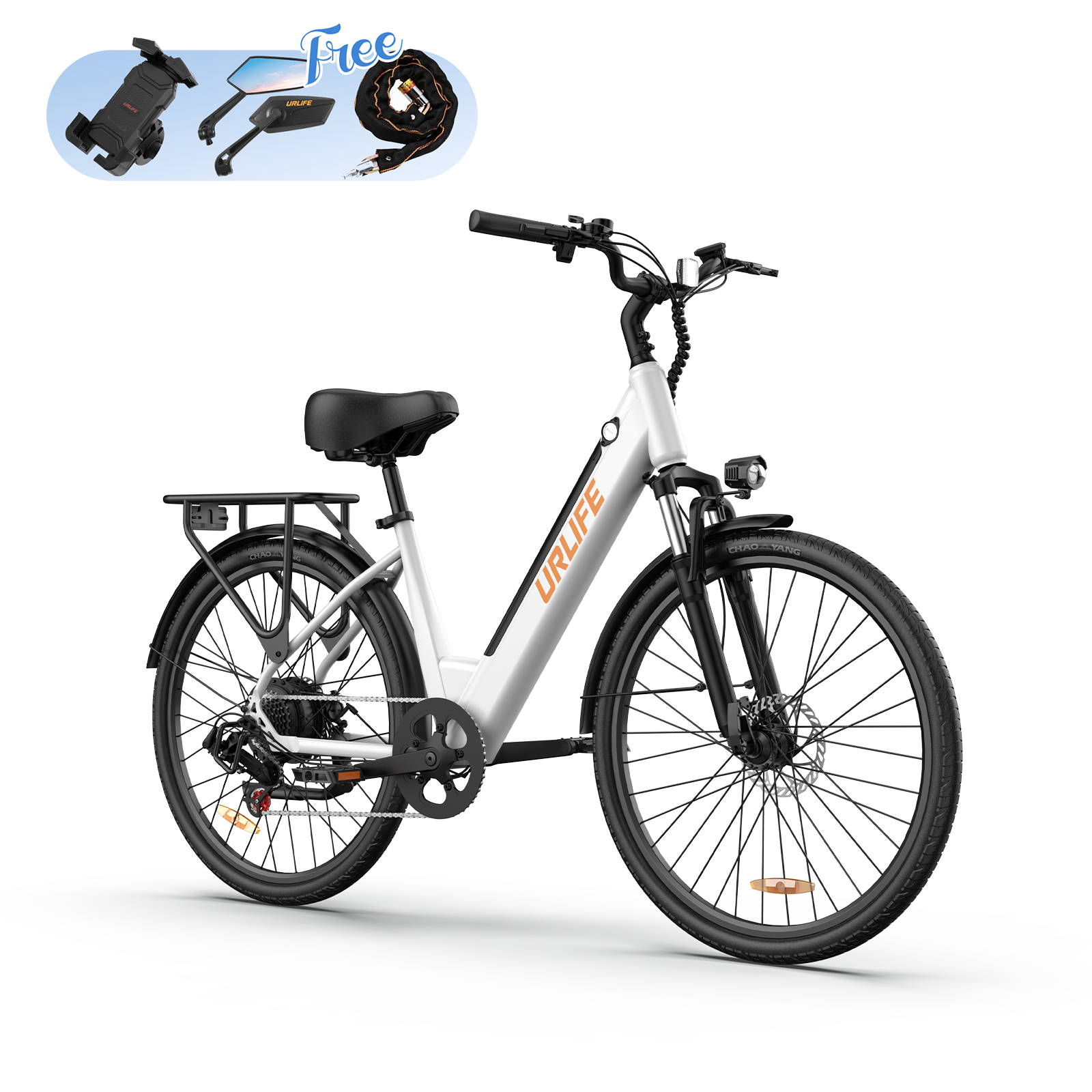 URLIFE E26 26 Inch Urban Commuting Electric Bike
