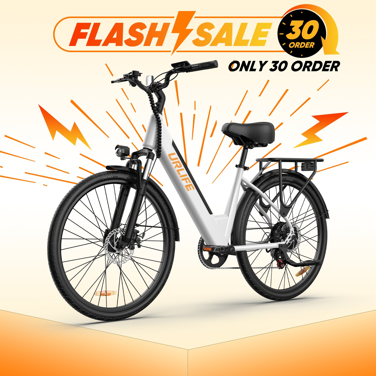 URLIFE E26 26 Inch Urban Commuting Electric Bike