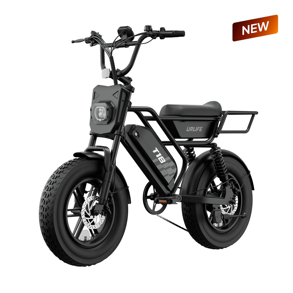URLIFE T18 16" Fat Tire 48V 15.6Ah Electric Bike