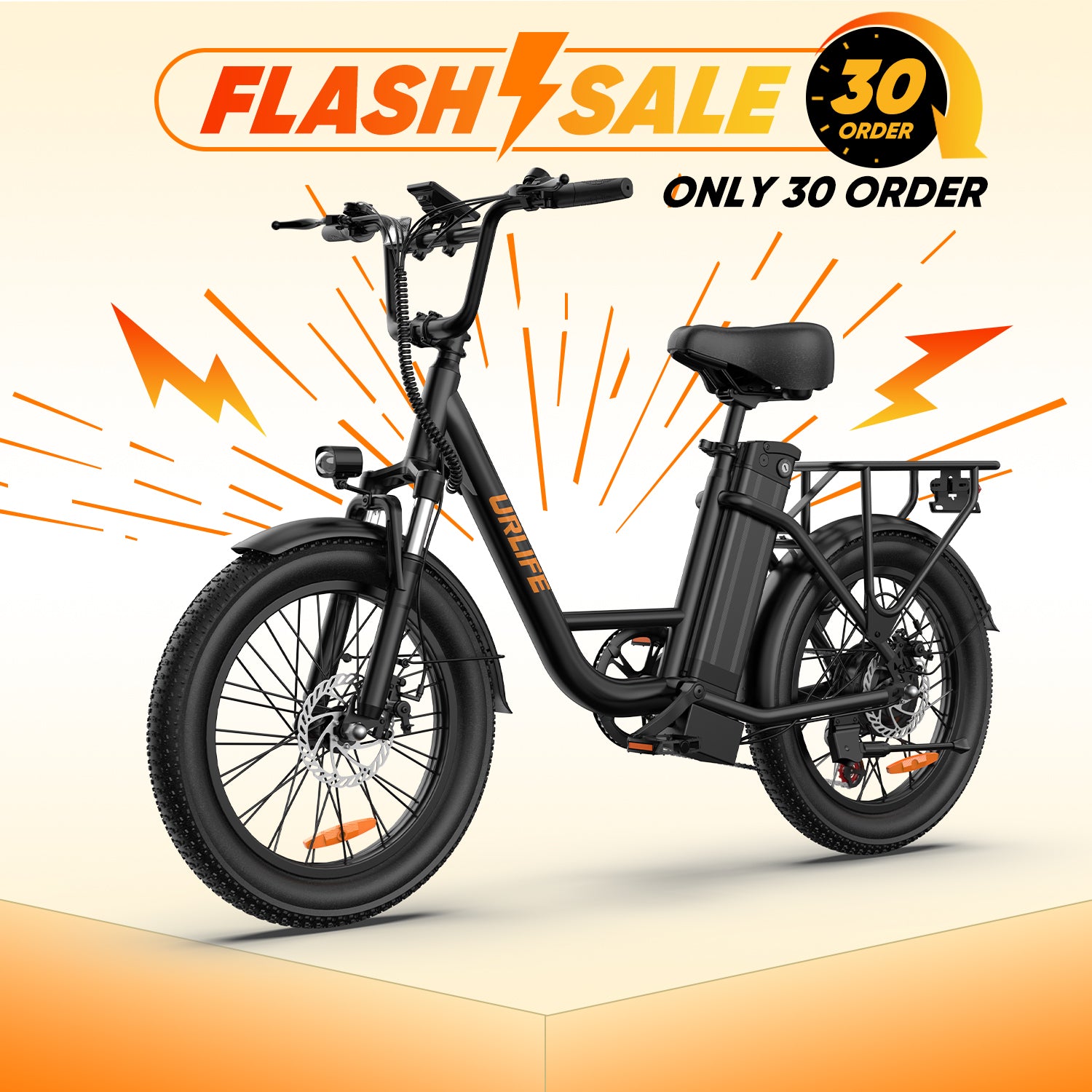 URLIFE E20 20*3.0 Fat Tire Commuting Electric Bike