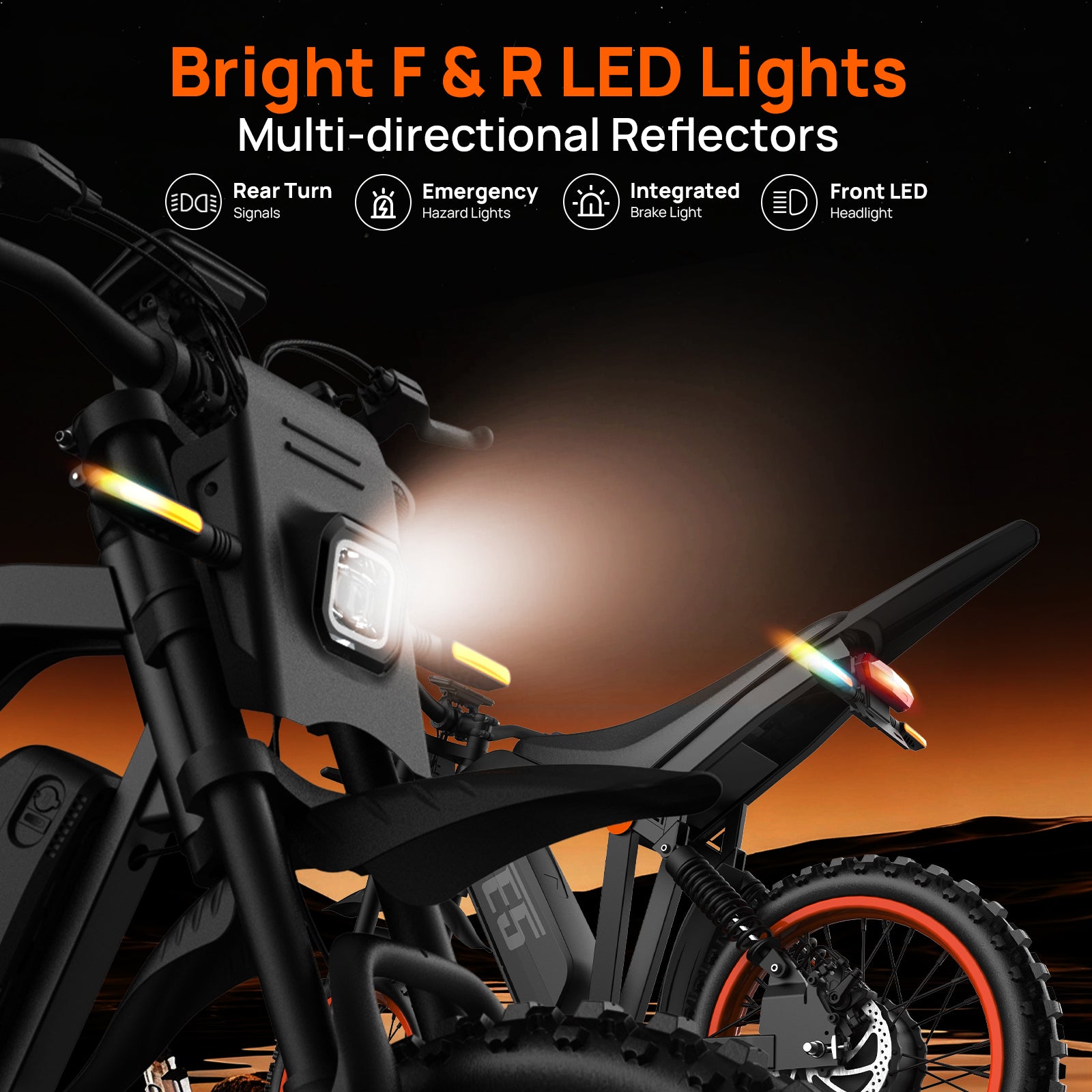 E5 Electric Dirt Bike For Teens & Adults