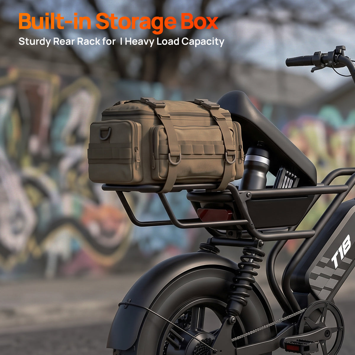 URLIFE T18 16" Fat Tire 48V 15.6Ah Electric Bike