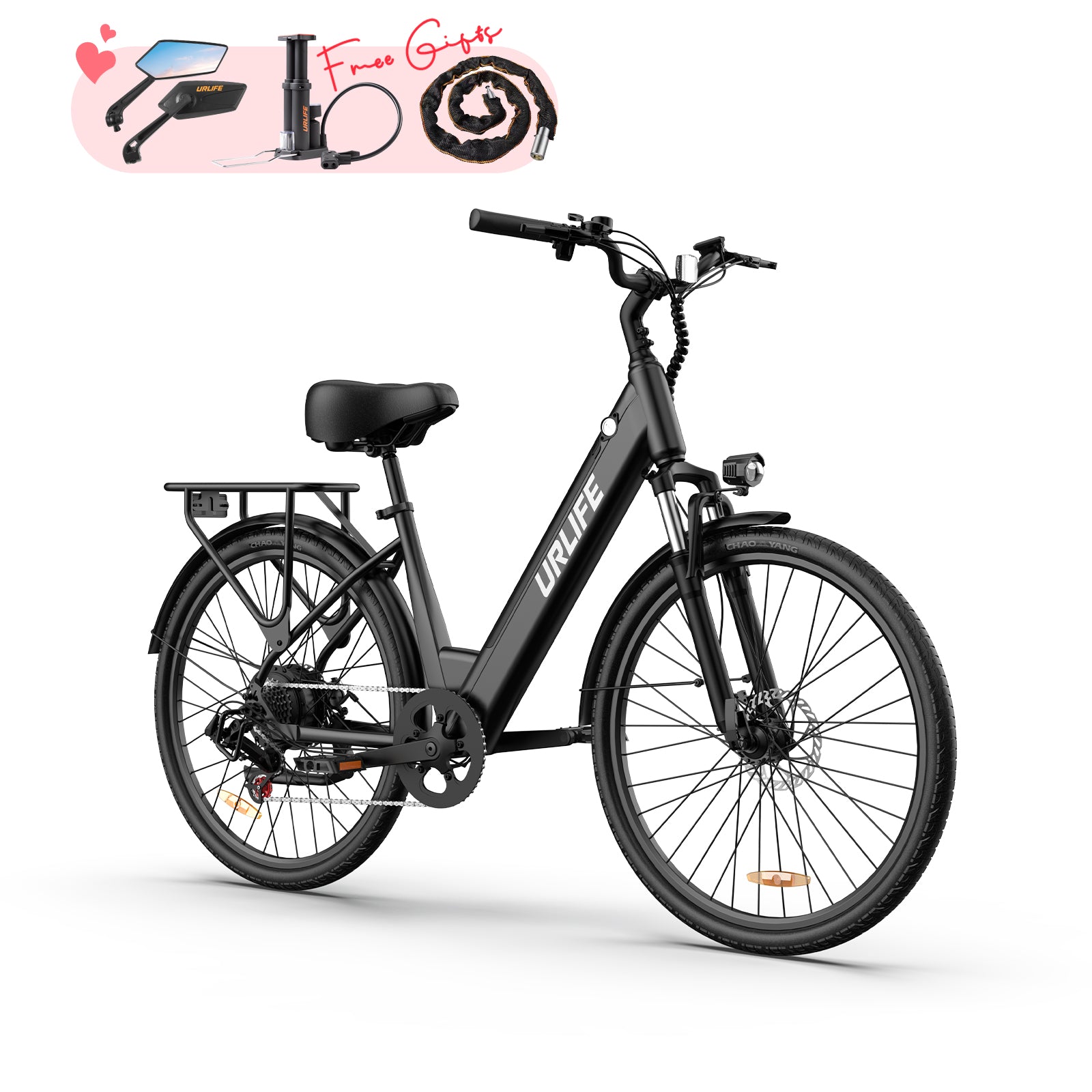 URLIFE E26 26 Inch Urban Commuting Electric Bike