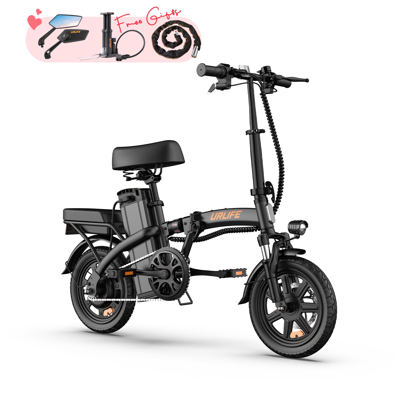 URLIFE F1L 14 Inch Electric Folding Bike