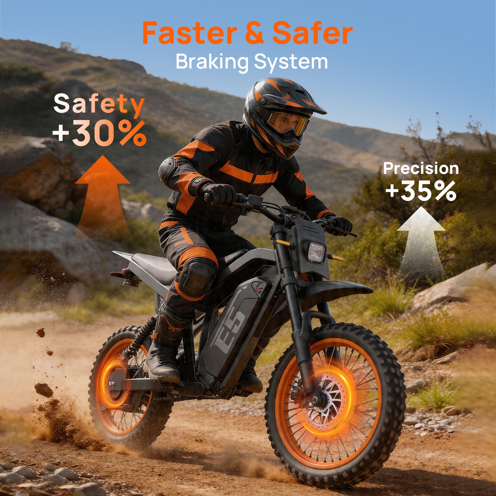 E5 Electric Dirt Bike For Teens & Adults