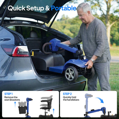 X02 Foldable Lightweight Mobility Scooter