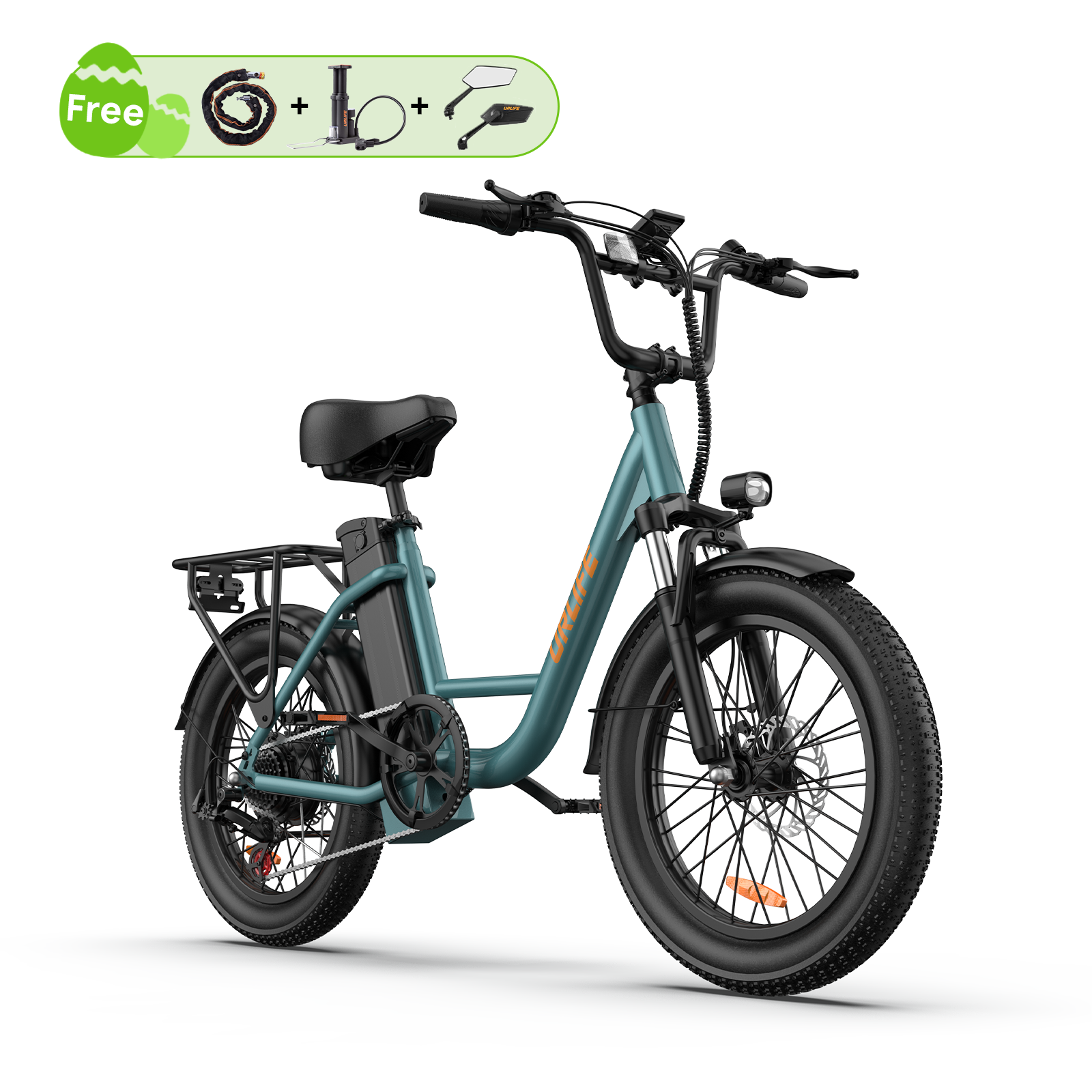 URLIFE E20 20*3.0 Fat Tire Commuting Electric Bike