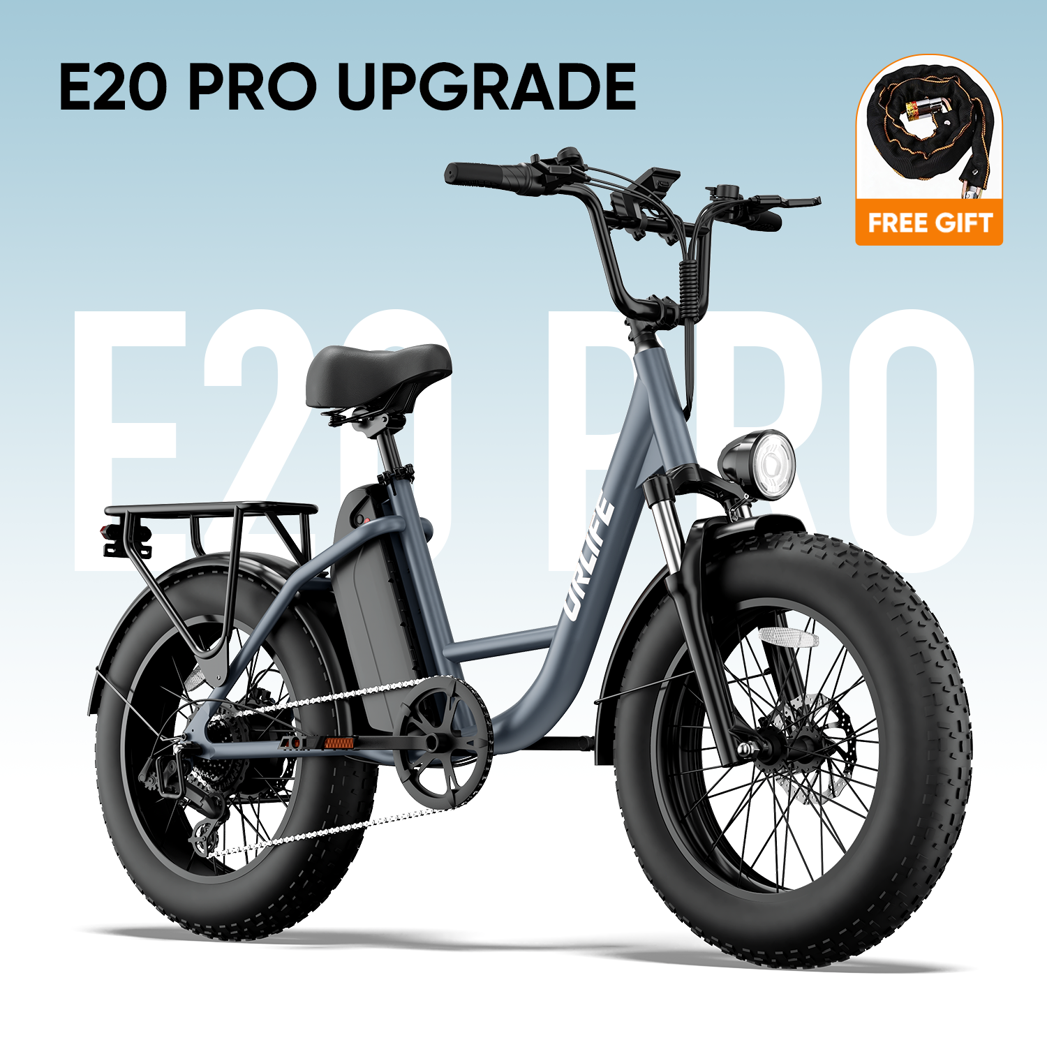 URLIFE E20 Pro 20*4.0 Inch Fat Tire Electric Bike