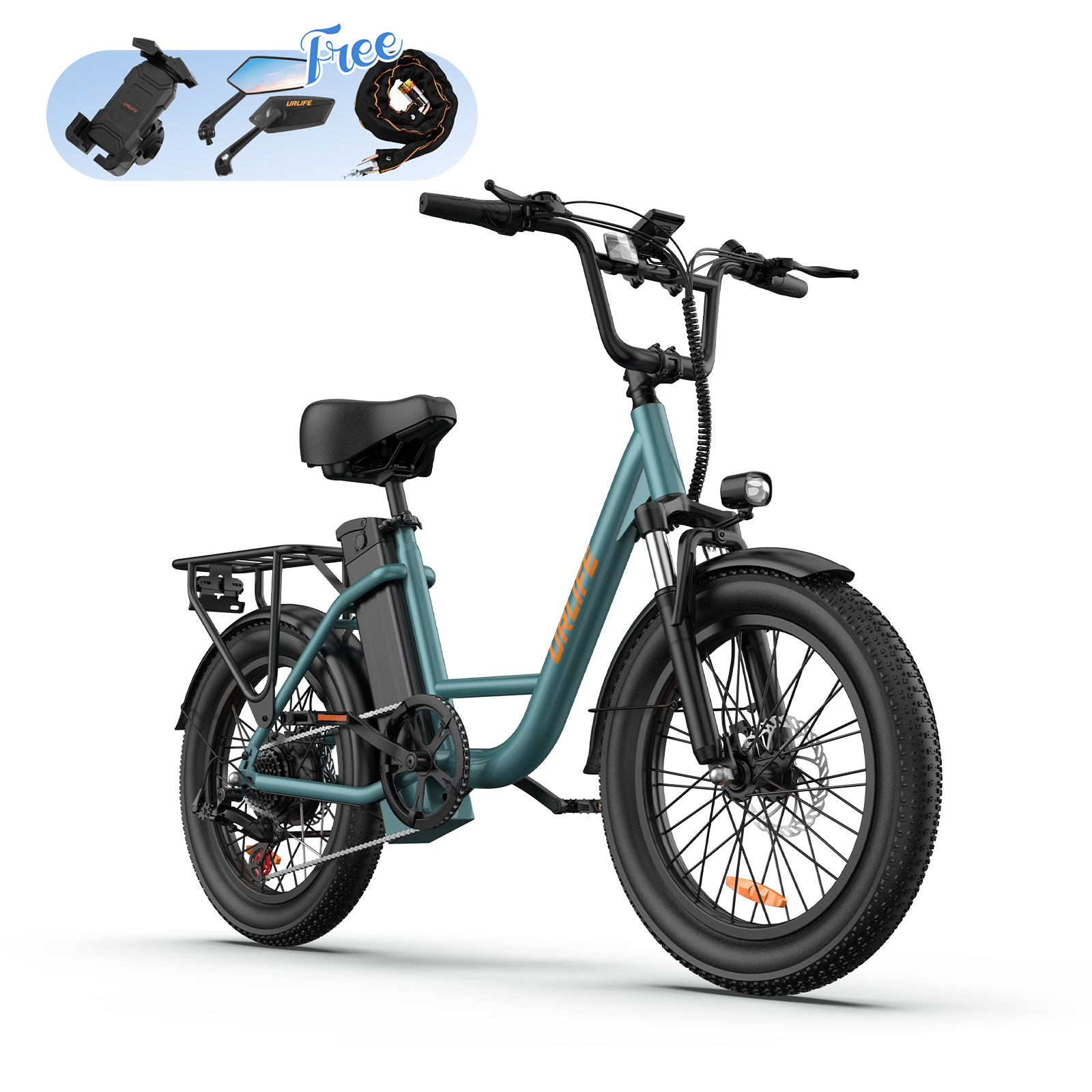 URLIFE E20 20*3.0 Fat Tire Commuting Electric Bike