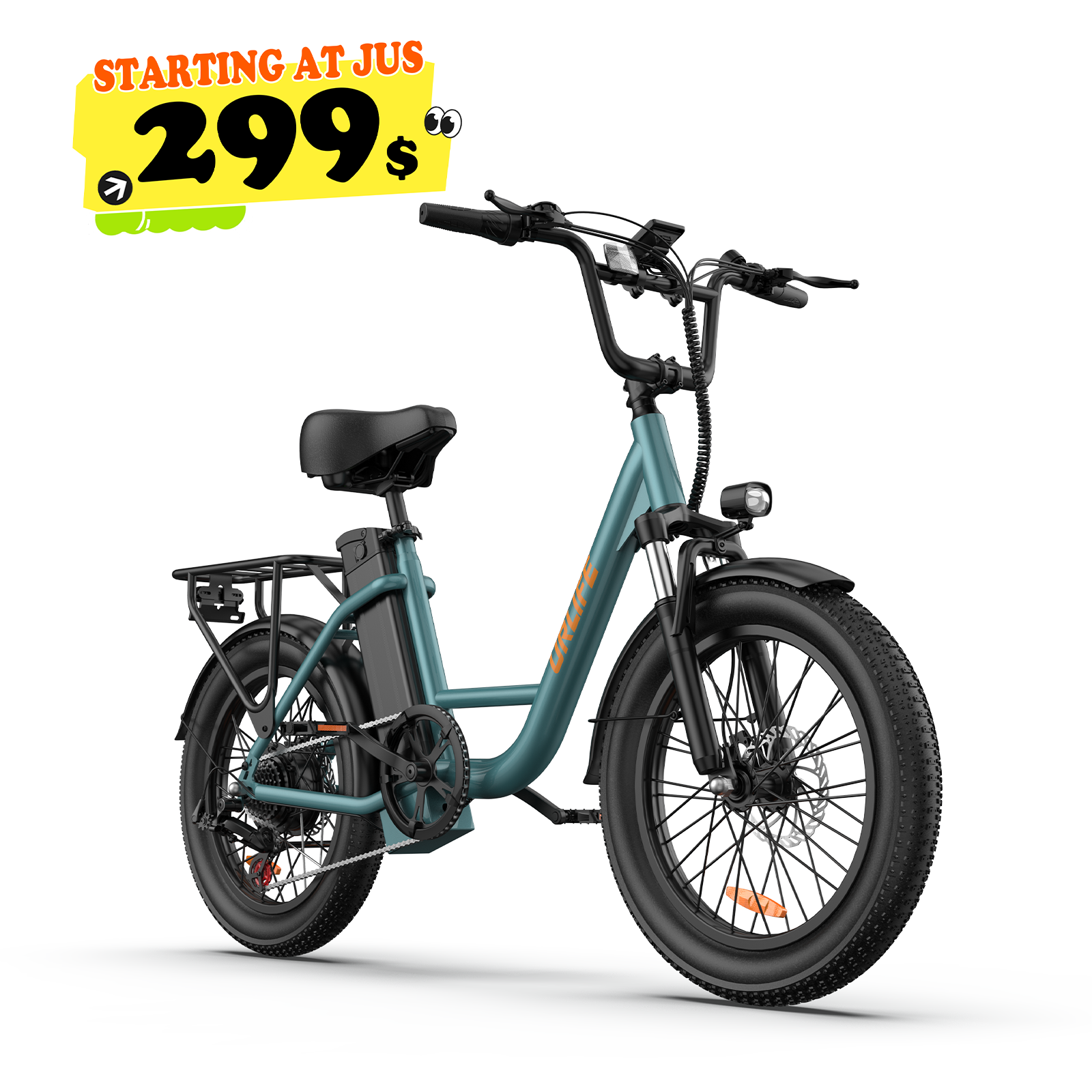 URLIFE E20 20*3.0 Fat Tire Commuting Electric Bike
