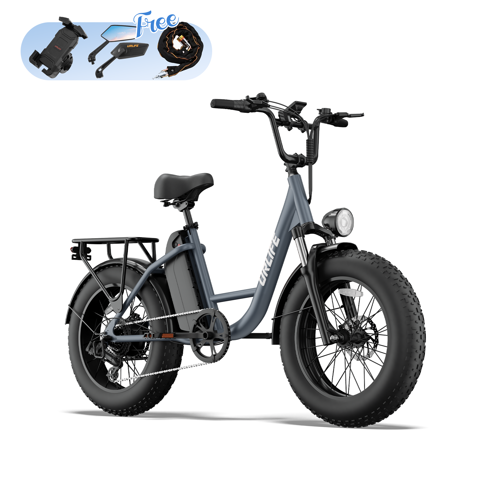 URLIFE E20 Pro 20*4.0 Inch Fat Tire Electric Bike