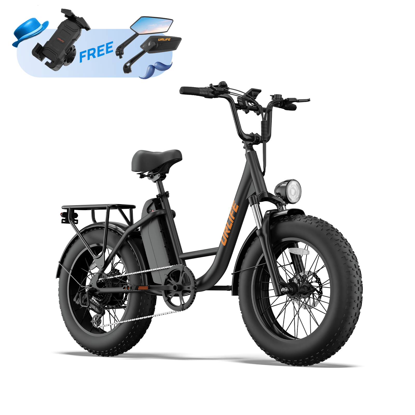 URLIFE E20 Pro 20*4.0 Inch Fat Tire Electric Bike