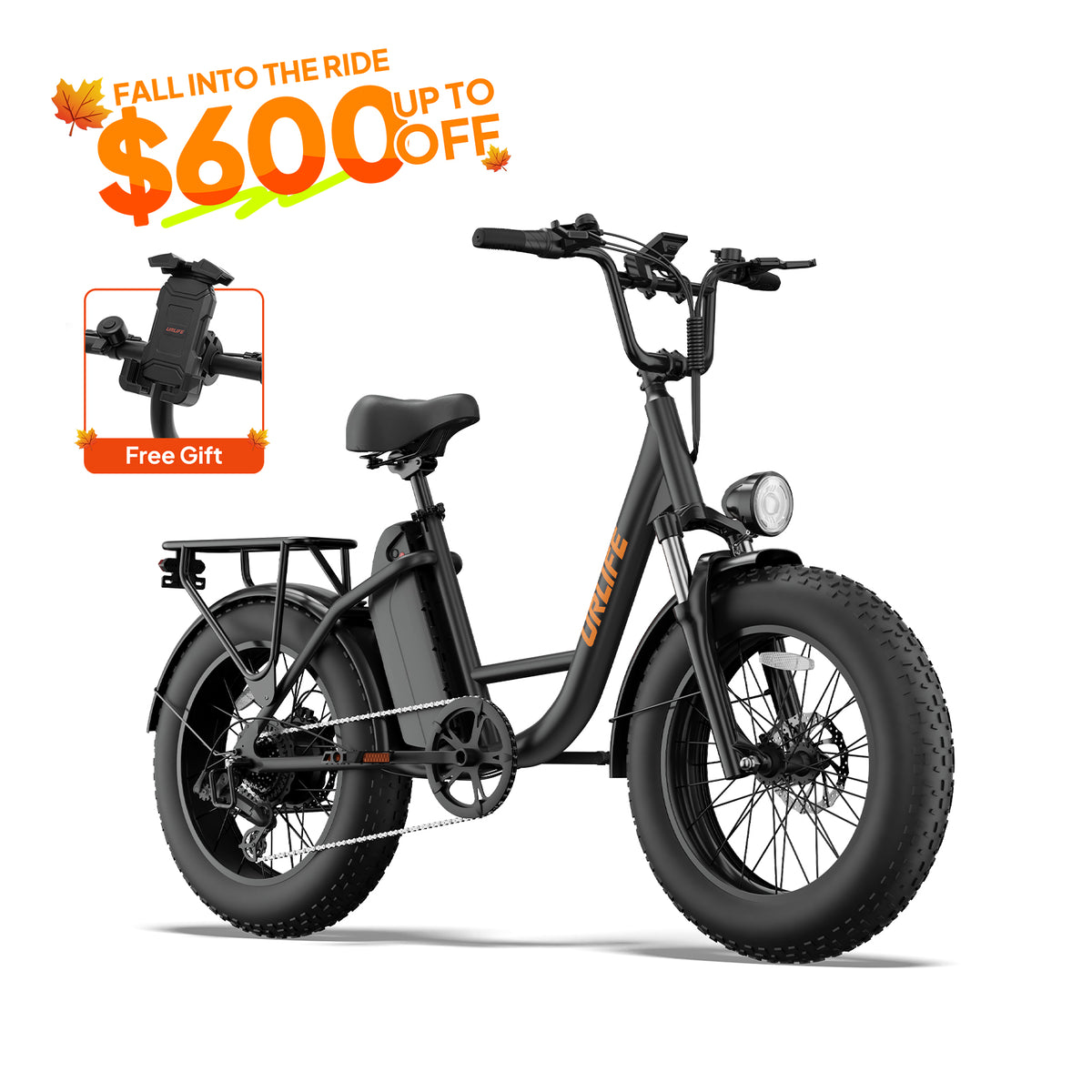 URLIFE E20 Pro 20*4.0 Inch Fat Tire Electric Bike