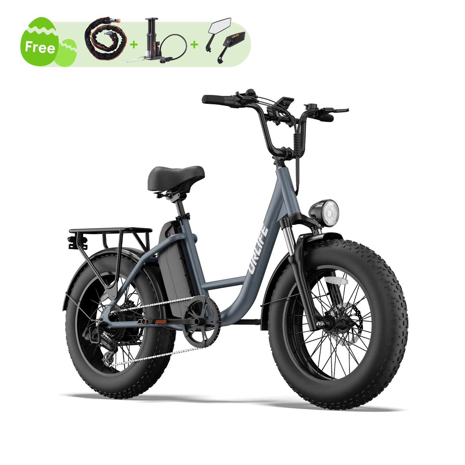 URLIFE E20 Pro 20*4.0 Inch Fat Tire Electric Bike