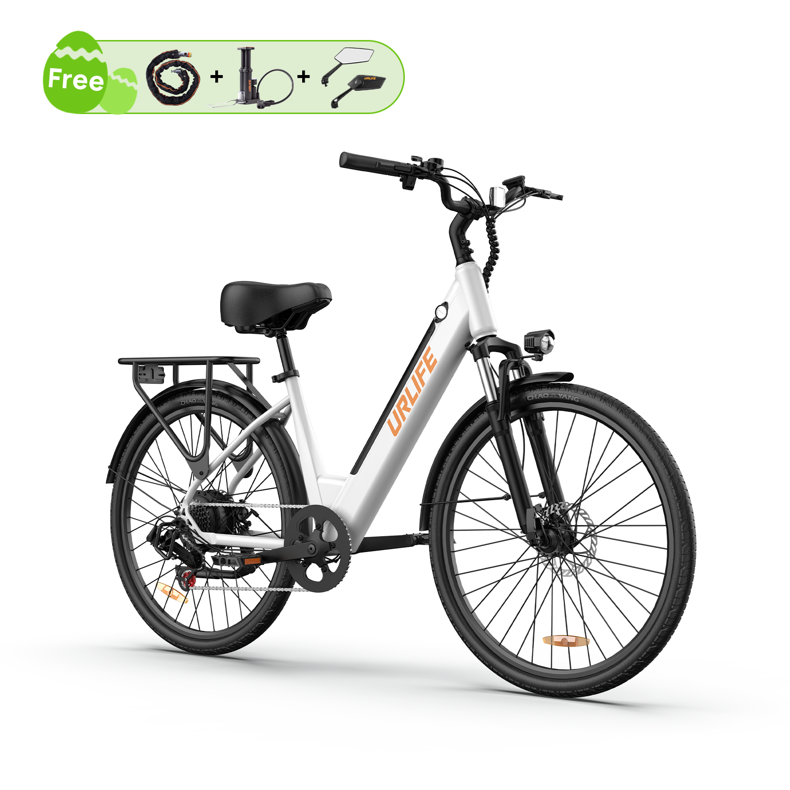 URLIFE E26 26 Inch Urban Commuting Electric Bike