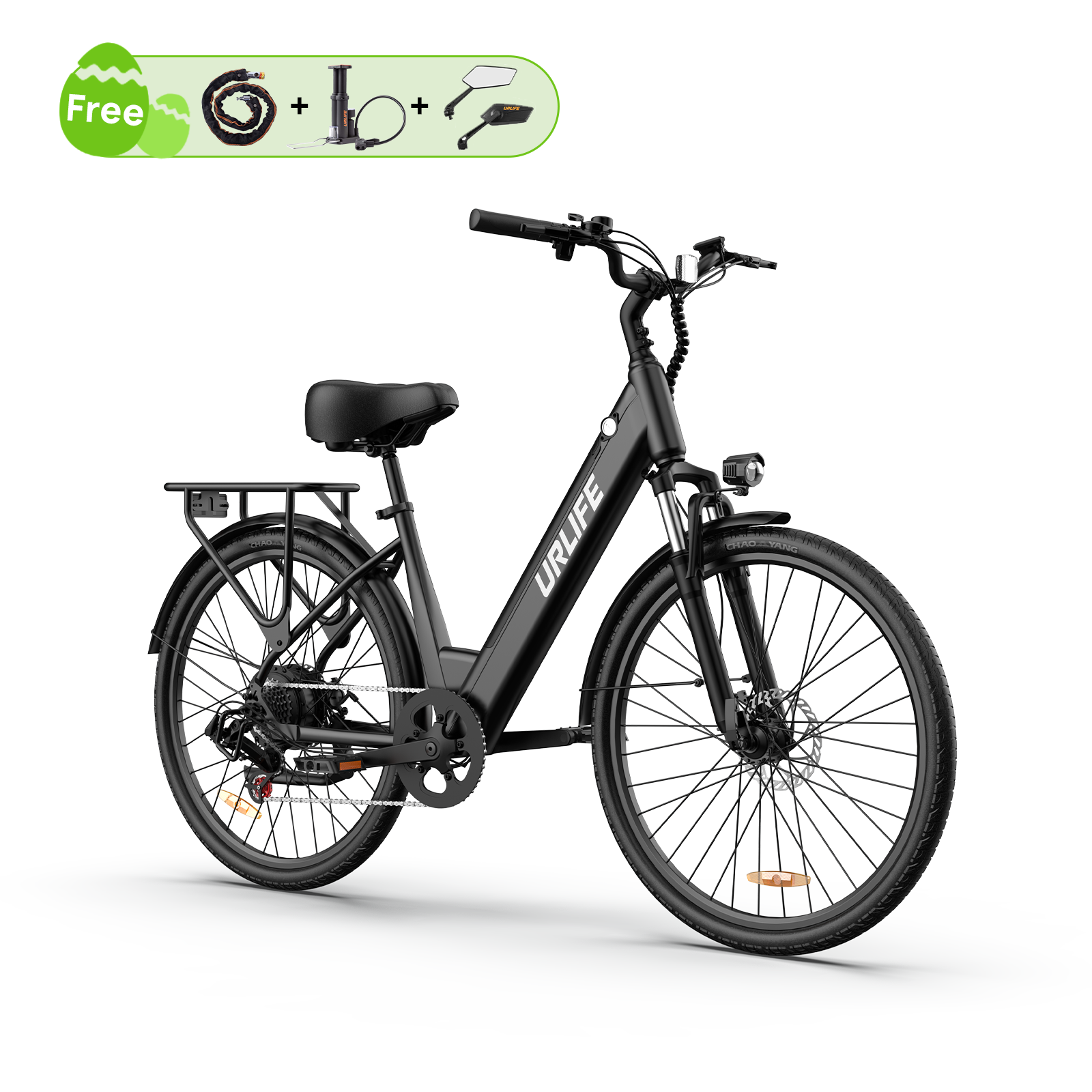 URLIFE E26 26 Inch Urban Commuting Electric Bike