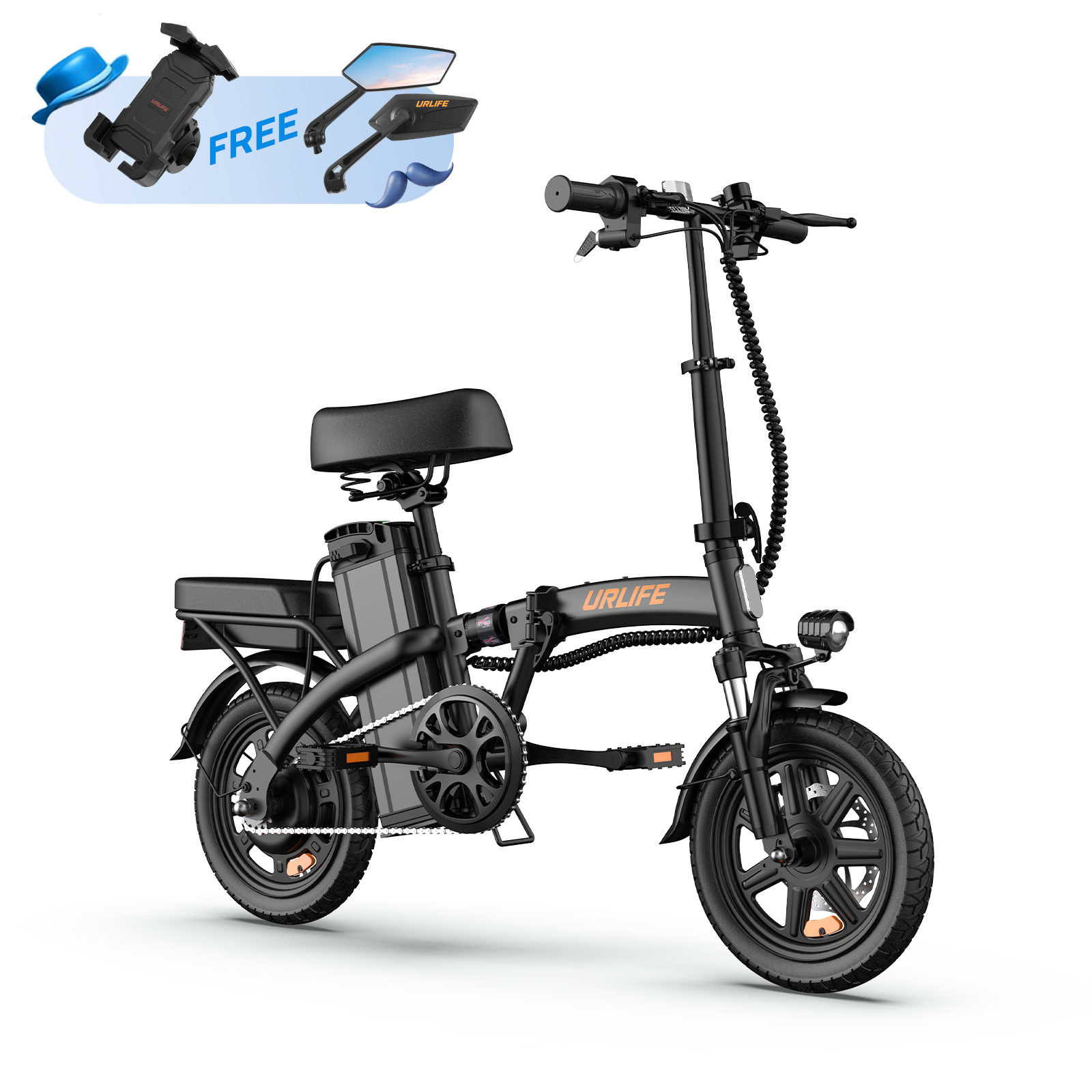 URLIFE F1L 14 Inch Electric Folding Bike