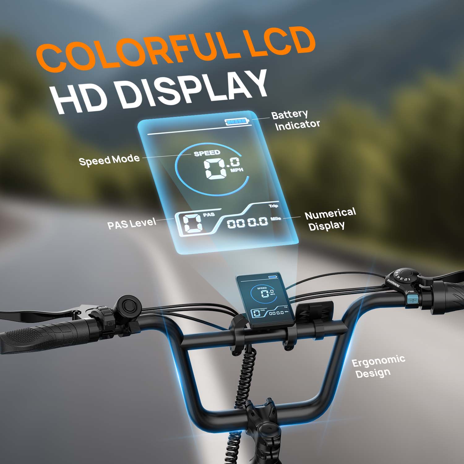 URLIFE E20 20*3.0 Fat Tire Commuting Electric Bike
