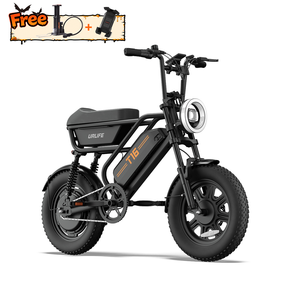 URLIFE T16 16*3.0 Inch Electric Bike