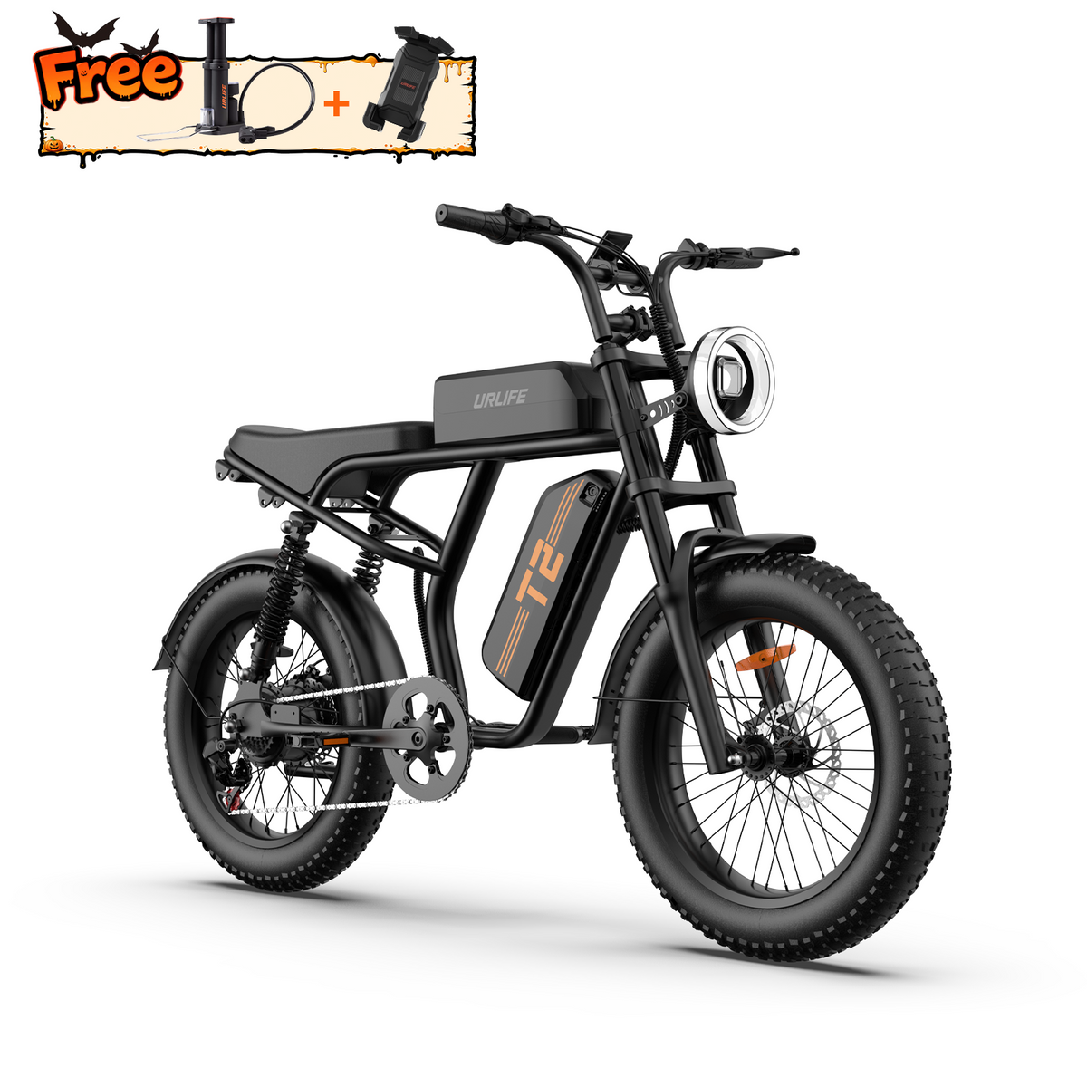 URLIFE T2 20*4.0 Inch Fat Tire Electric Bike