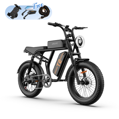 URLIFE T2 20*4.0 Inch Fat Tire Electric Bike
