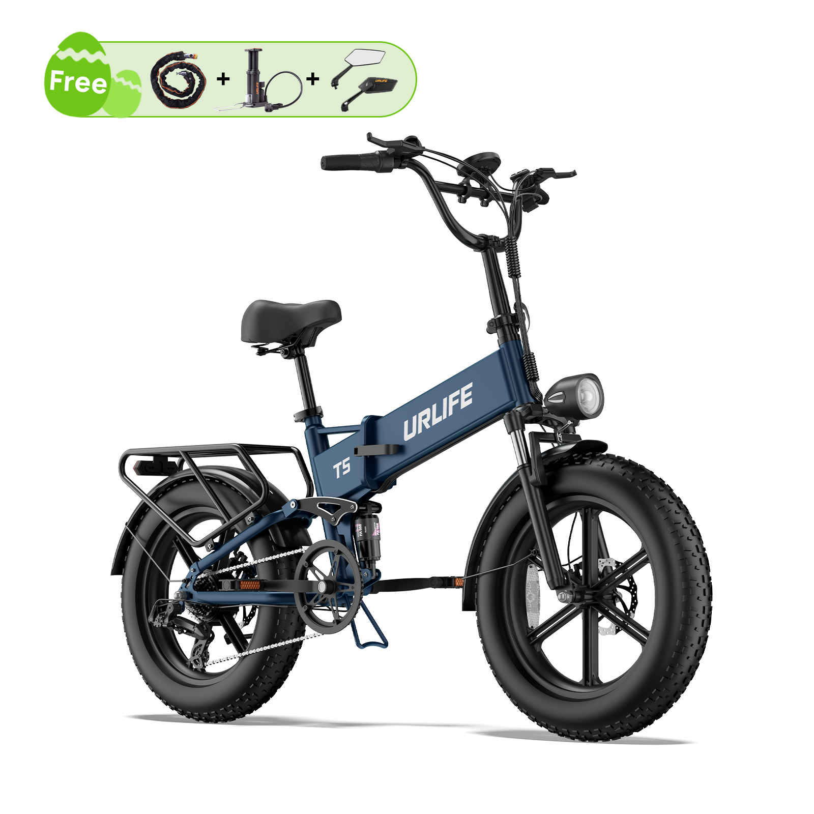 URLIFE T5 20*4.0 Inch Fat Tire Electric Bike