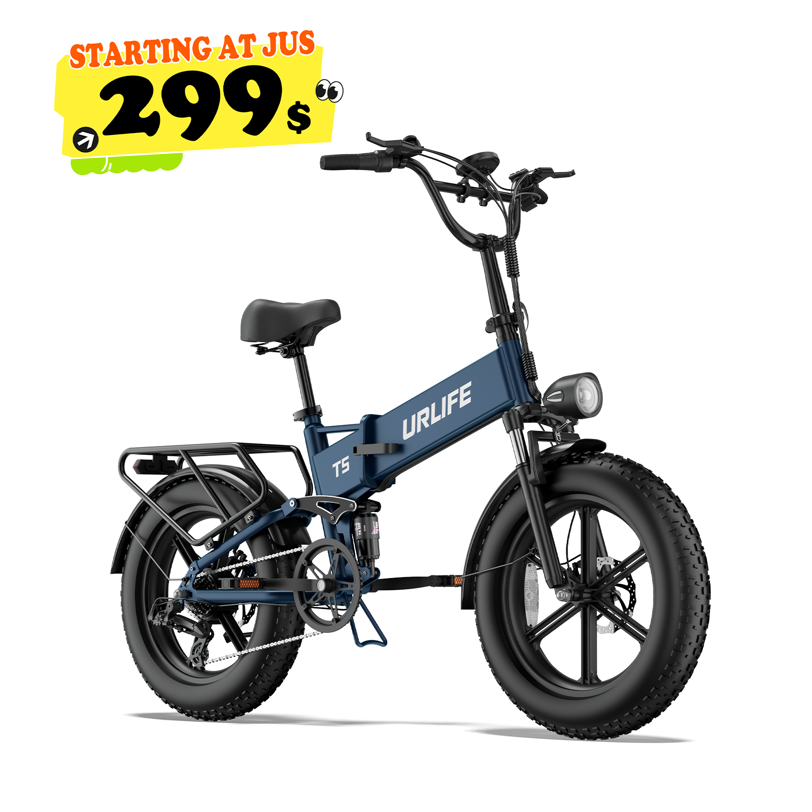URLIFE T5 20*4.0 Inch Fat Tire Electric Bike