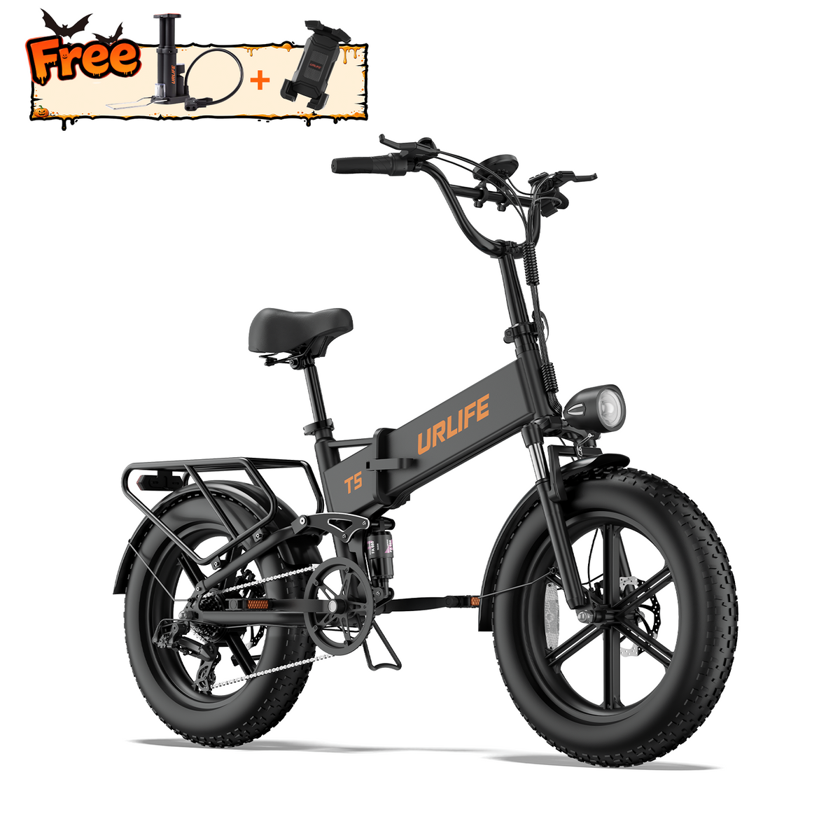 URLIFE T5 20*4.0 Inch Fat Tire Electric Bike